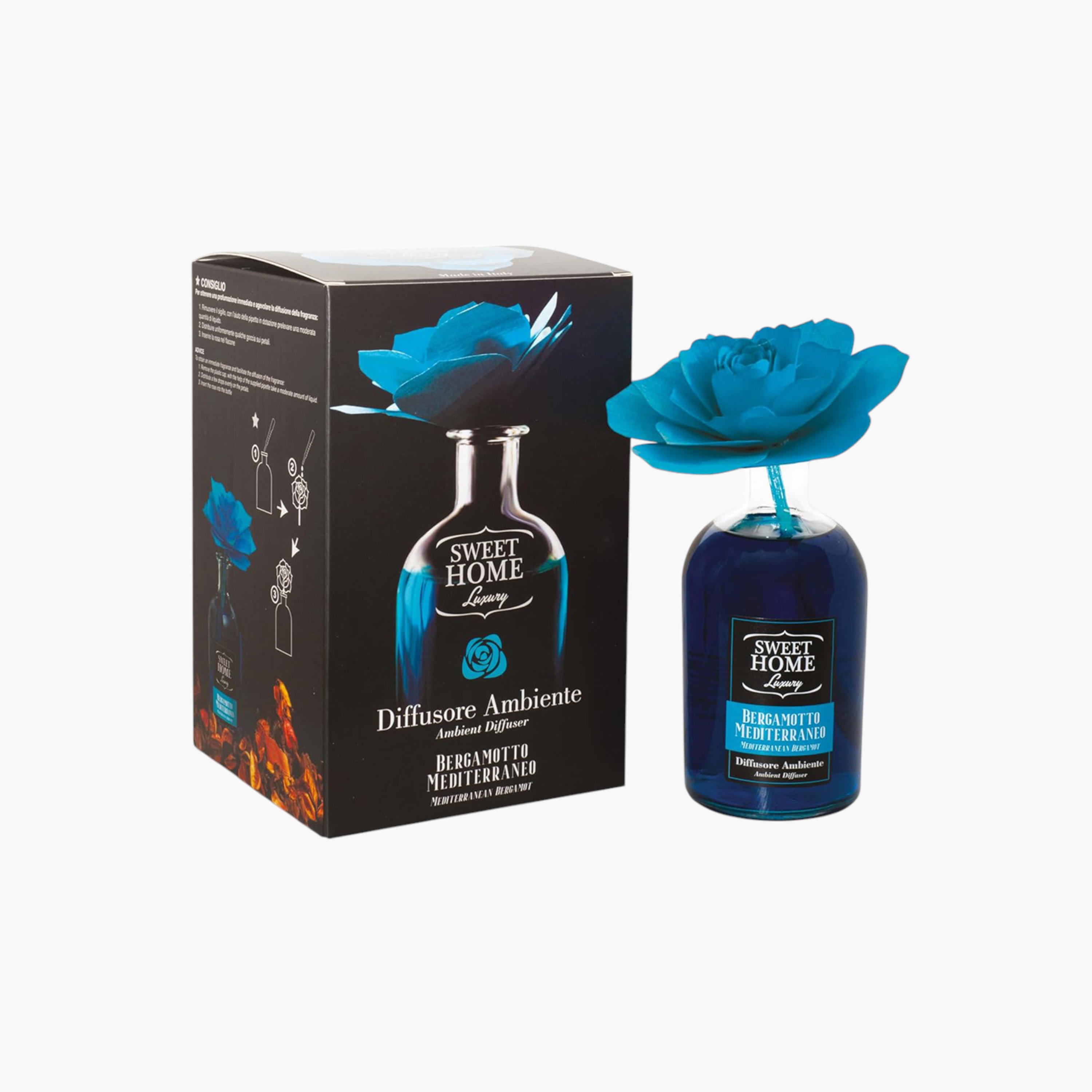 موزع عطور بالأعواد ميديترانيان بيرجاموت من سويت هوم - 250 مل-household-homefragrance-reeddiffusers-image-1