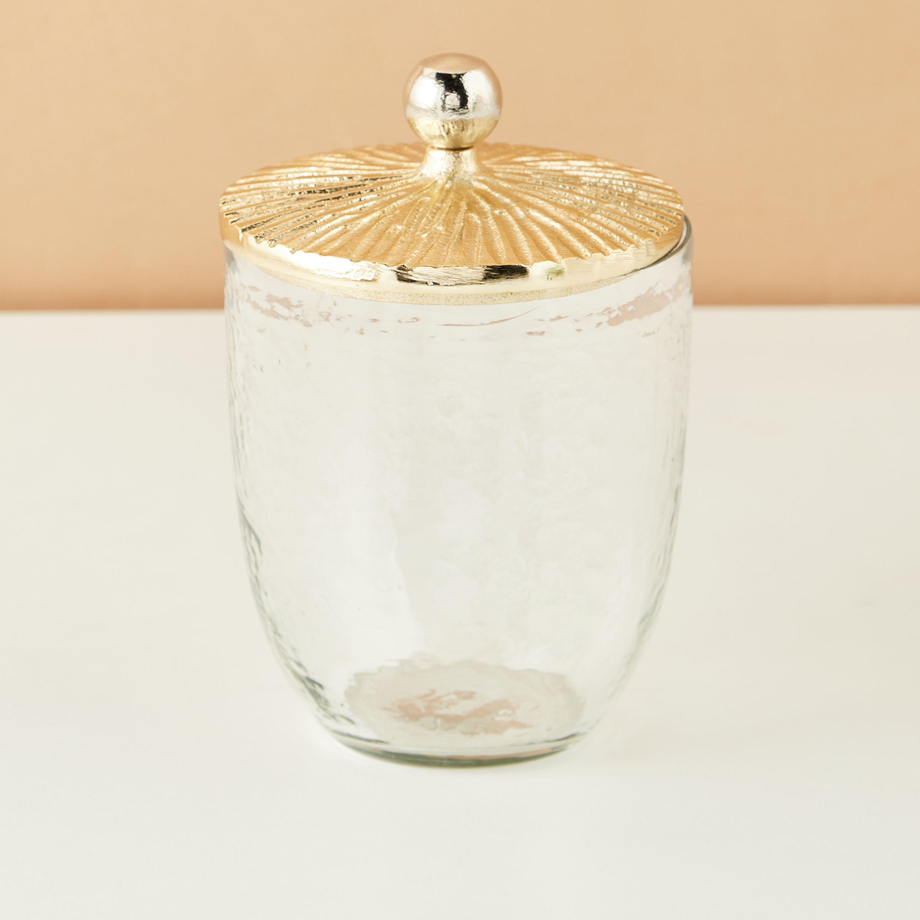جرة قطن مطروقة-household-bathandlaundry-bathaccessories-tissueboxesandcottonjars-image-2
