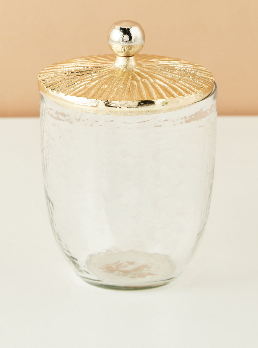 جرة قطن مطروقة-household-bathandlaundry-bathaccessories-tissueboxesandcottonjars-image-2