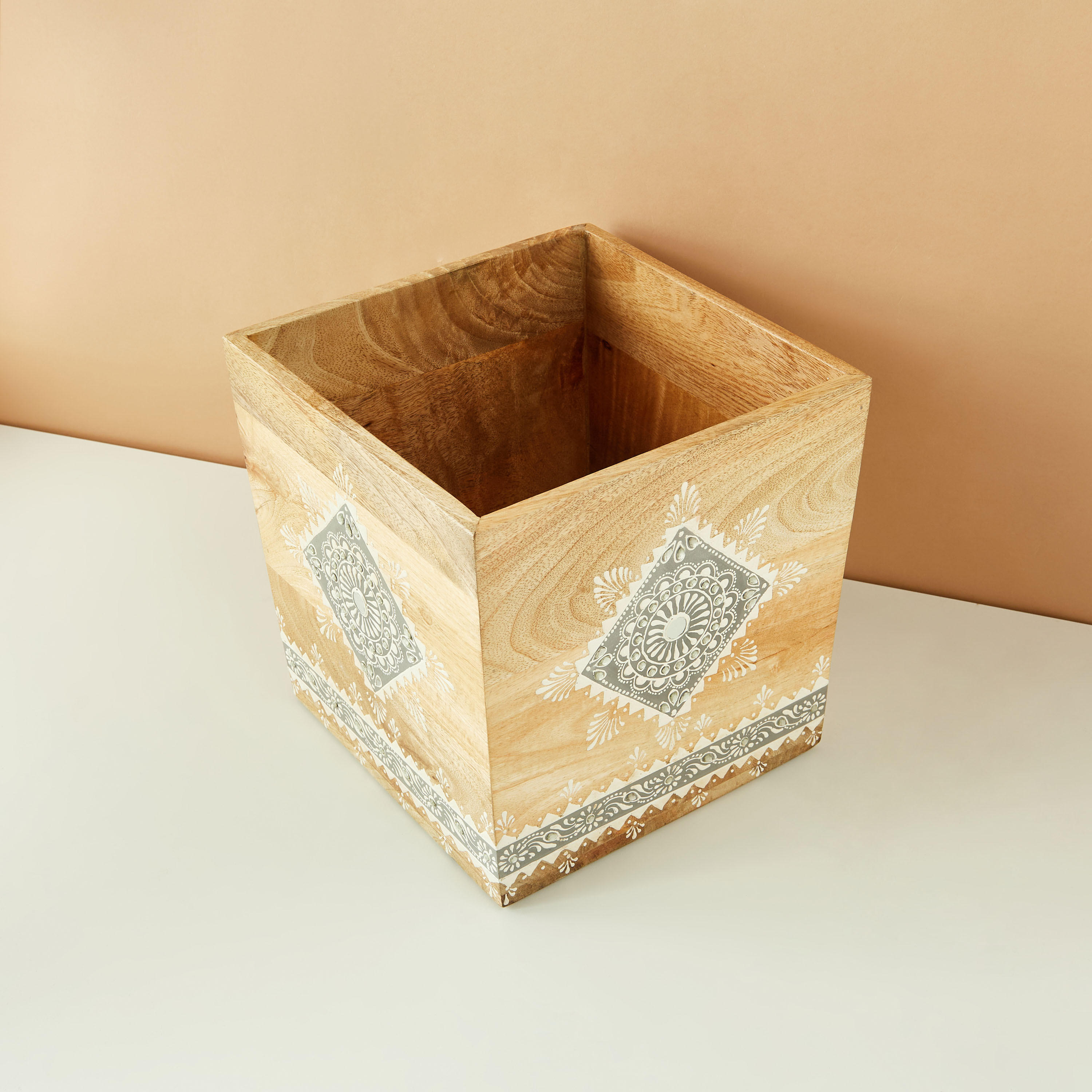 Embellished Wooden Waste Basket-household-bathandlaundry-wastebinsandaccessories-image-3