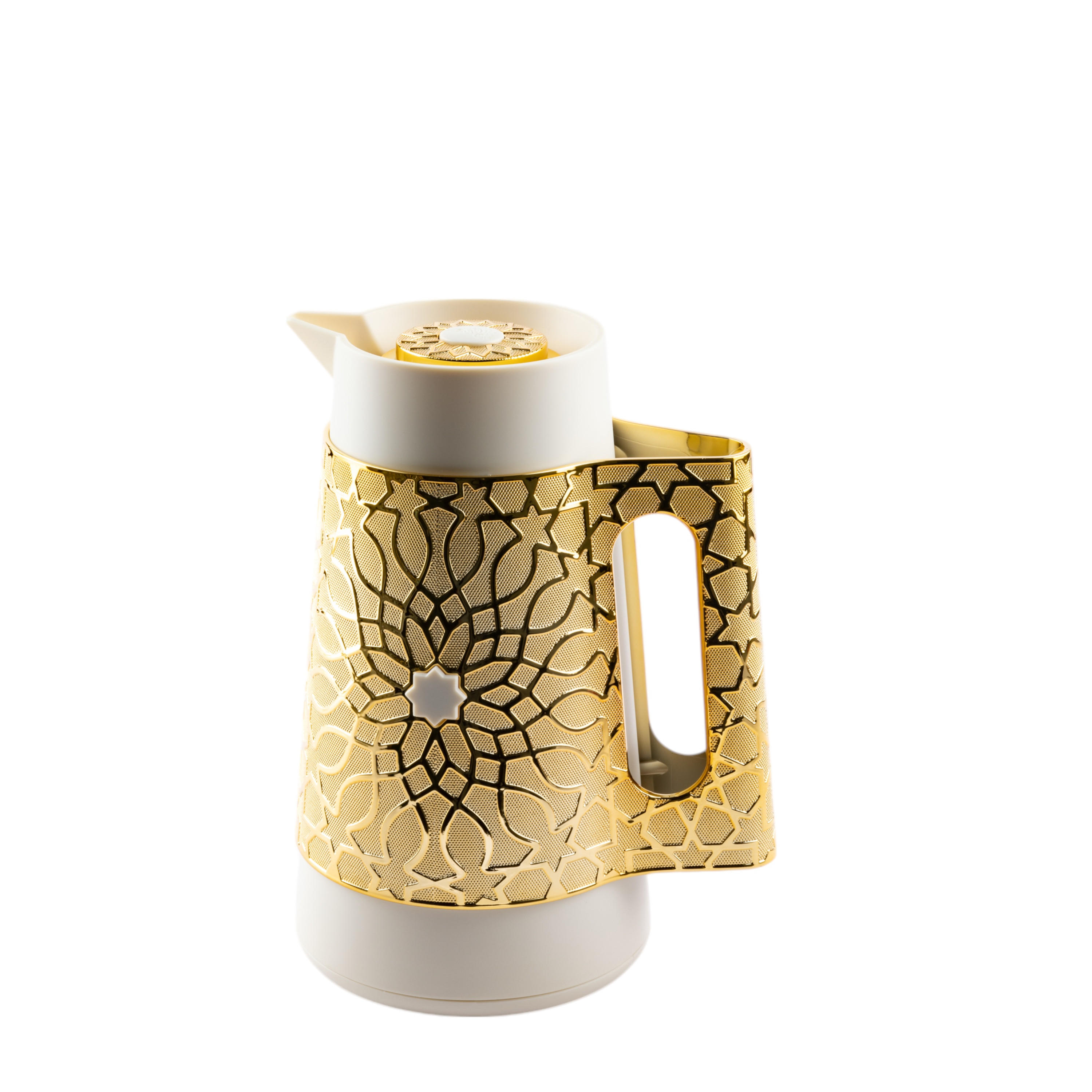 Otantik Asalah Embossed Vacuum Flask - 1 L-household-dining-teaandcoffee-vacuumflaskscoffeeandteapots-image-2