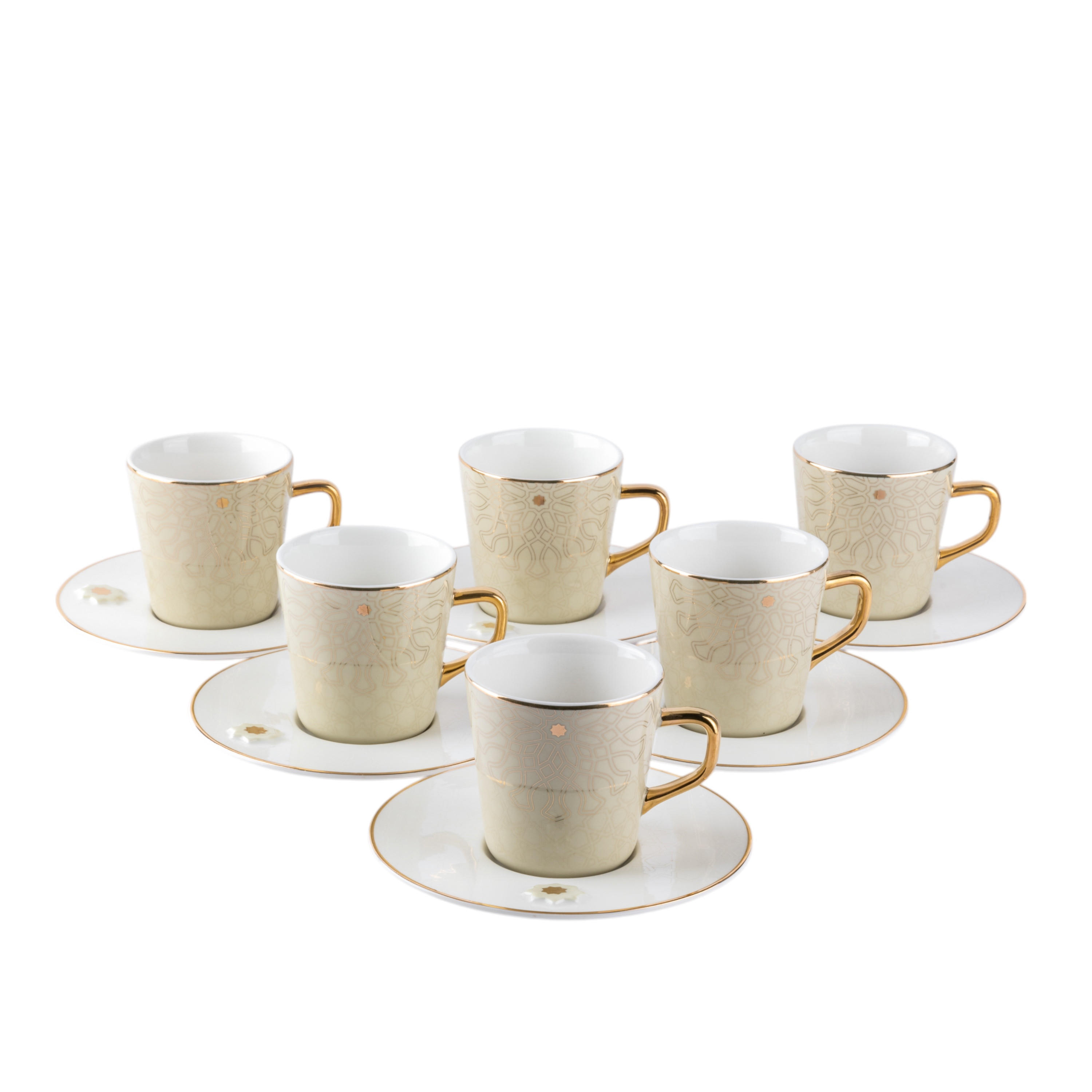 طقم فناجين قهوة وصحون 12 قطعة أصالة من أوتانتيك-household-dining-teaandcoffee-teaandcoffeesets-image-5