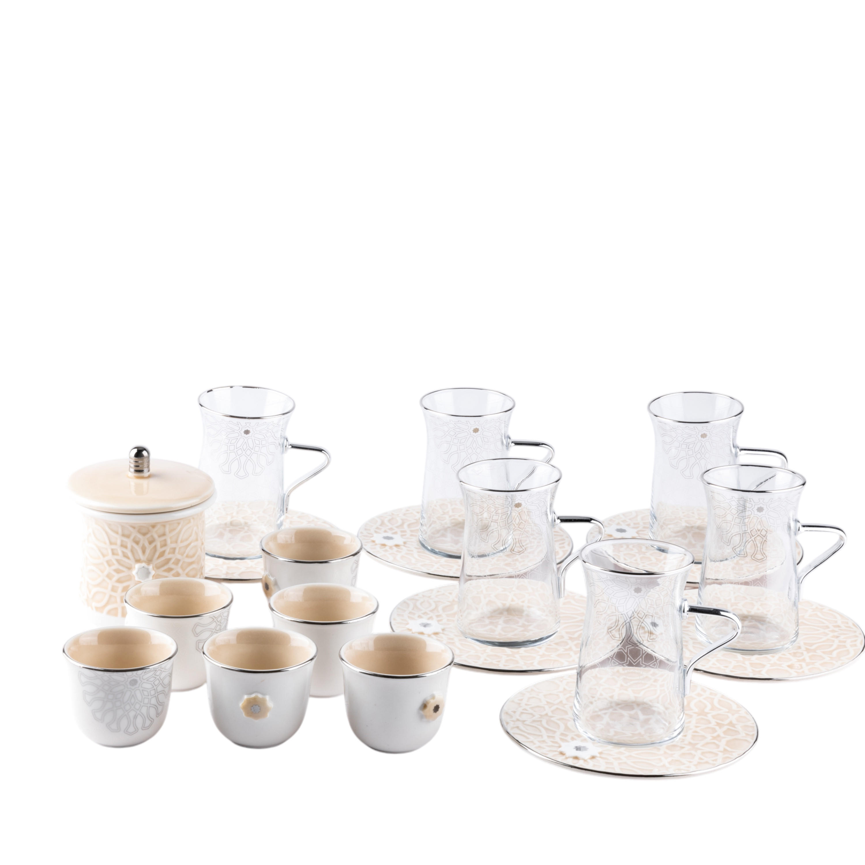 طقم شاي وقهوة 19 قطعة أصالة من أوتانتيك-household-dining-teaandcoffee-teaandcoffeesets-image-4