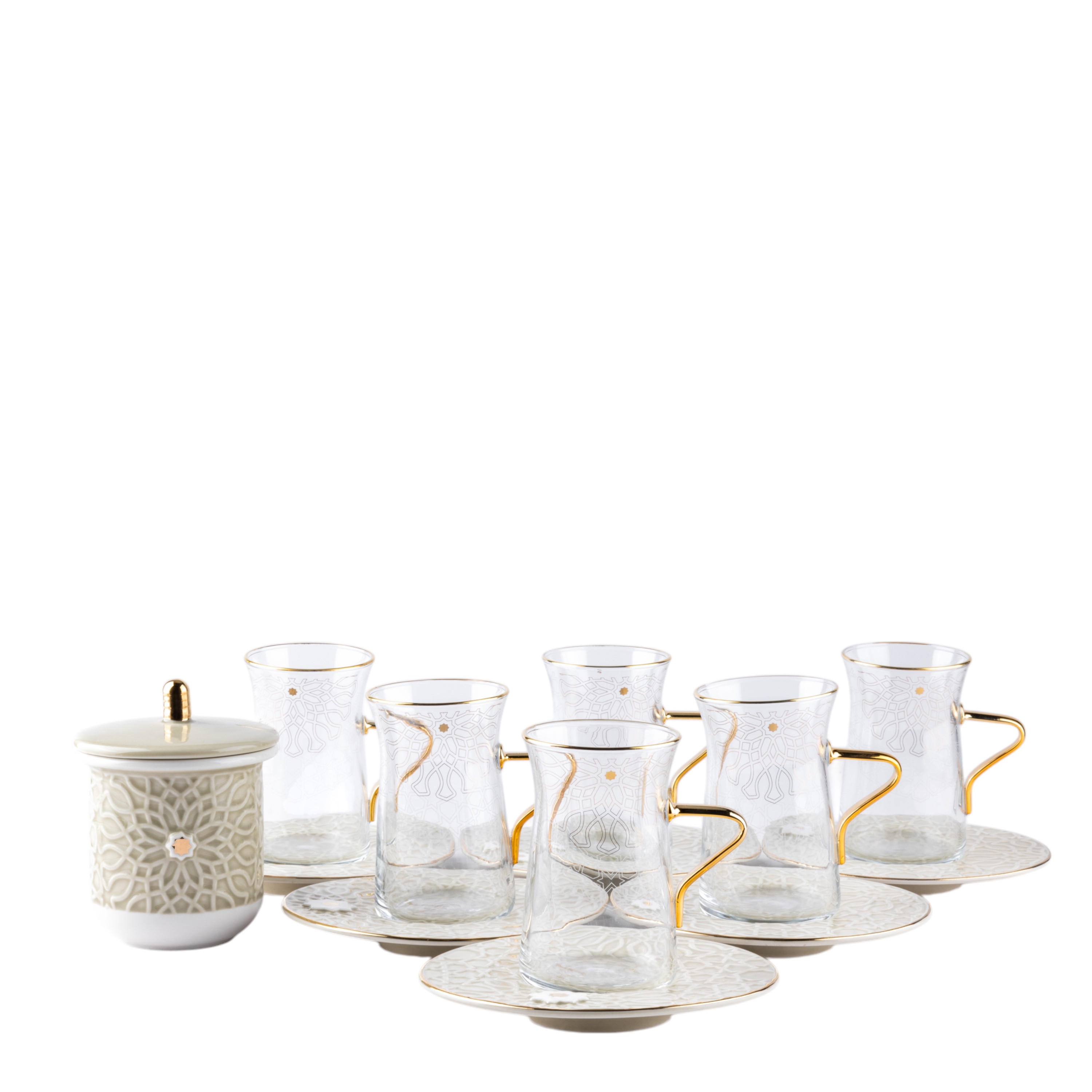 Otantik Asalah 12-Piece Cup and Saucer Set with Sugar Pot - 150 ml-household-dining-teaandcoffee-teaandcoffeesets-image-4