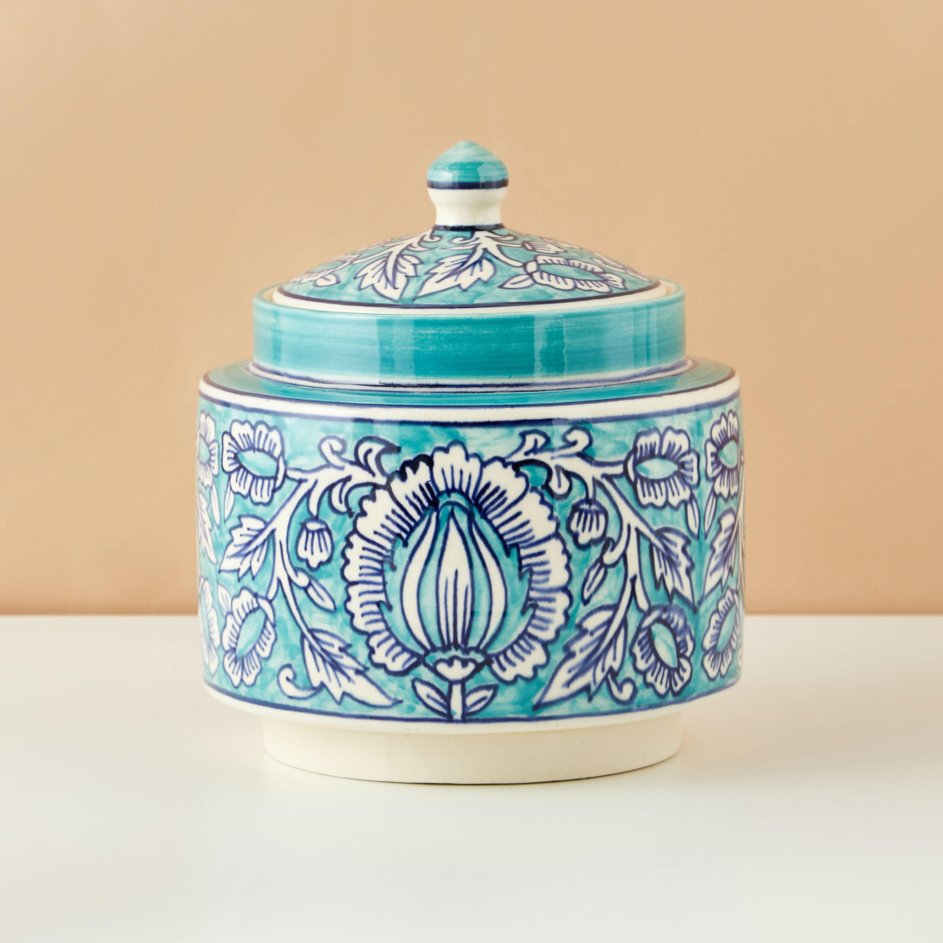 Decorative Ceramic Jar-household-decor-decorativeobjectsandsculptures-image-2