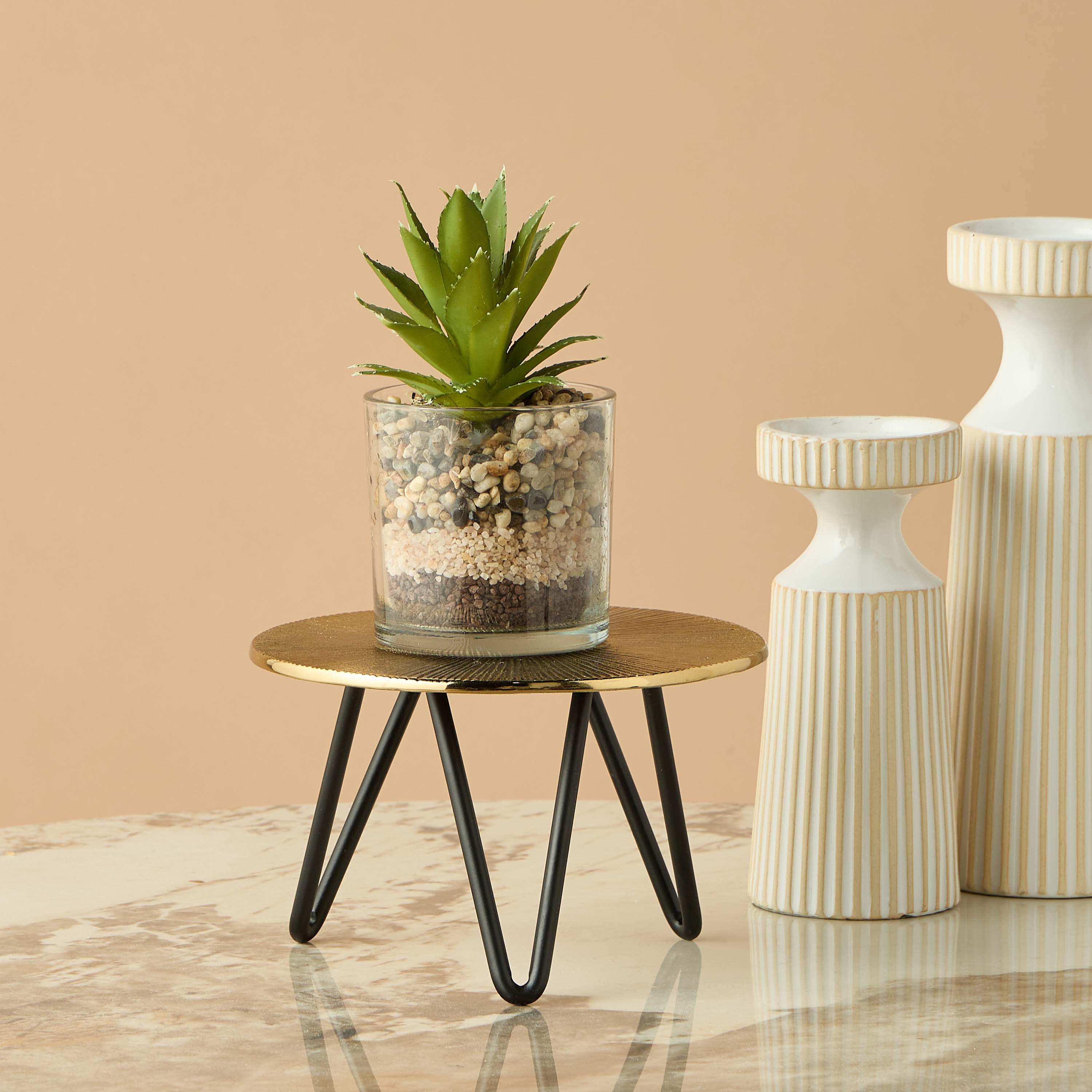 Metal Top Plant Stand - 20x13 cms-household-gardenandoutdoor-trellisandstands-plantstands-image-4