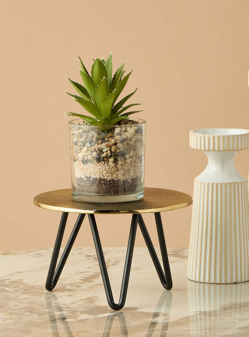 Metal Top Plant Stand - 20x13 cms-household-gardenandoutdoor-trellisandstands-plantstands-image-4