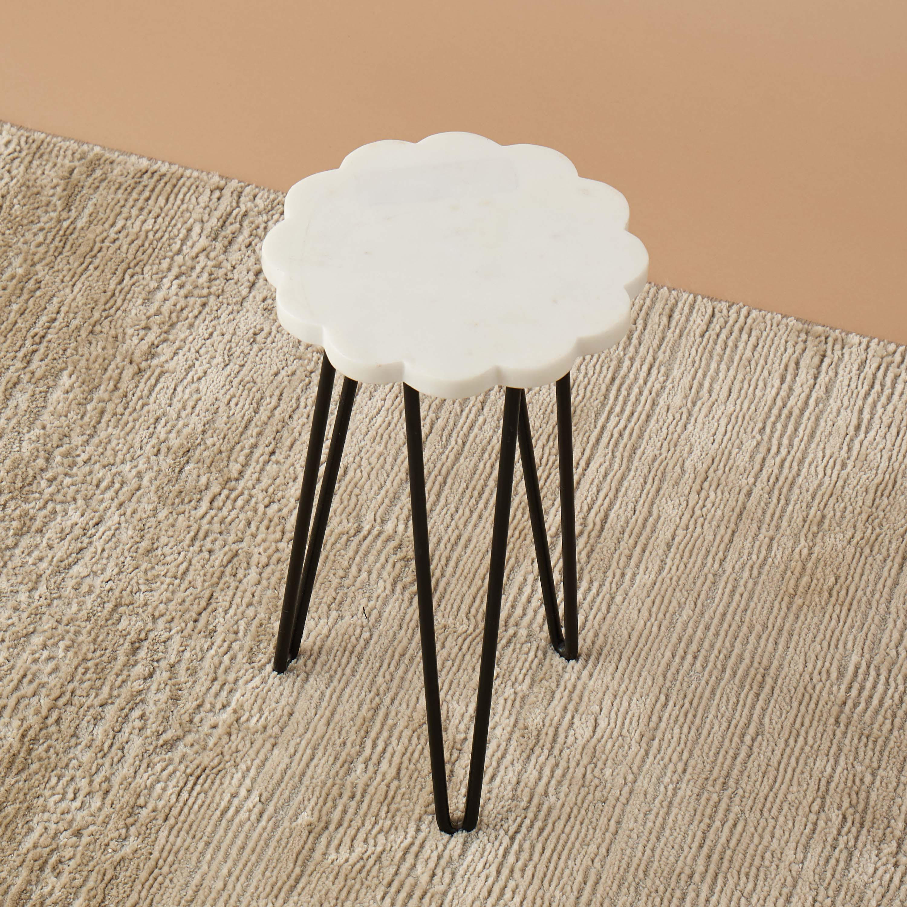 Marble Top Planter Stand - 20x38 cms-household-gardenandoutdoor-trellisandstands-plantstands-image-2