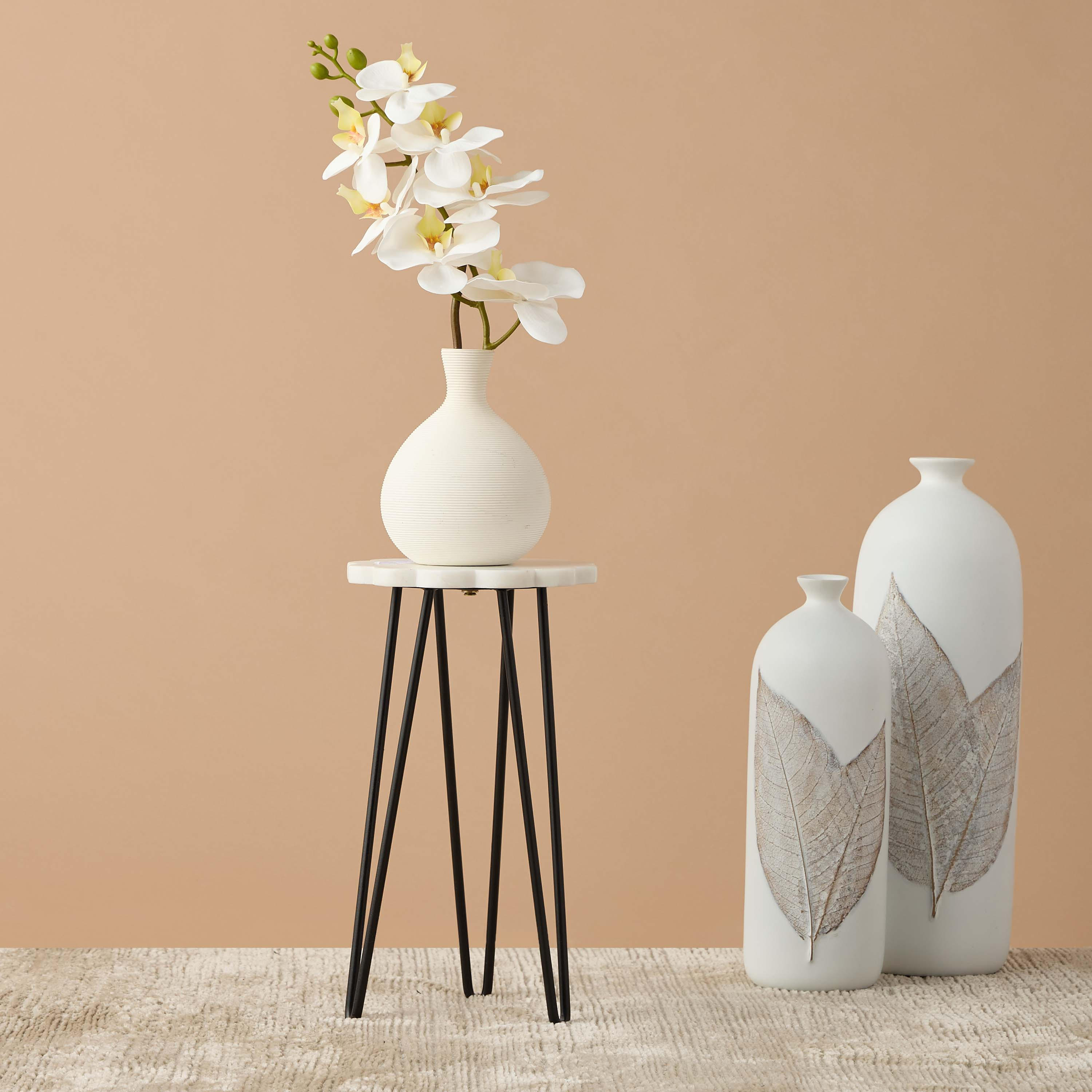 Marble Top Planter Stand - 20x38 cms-household-gardenandoutdoor-trellisandstands-plantstands-image-4