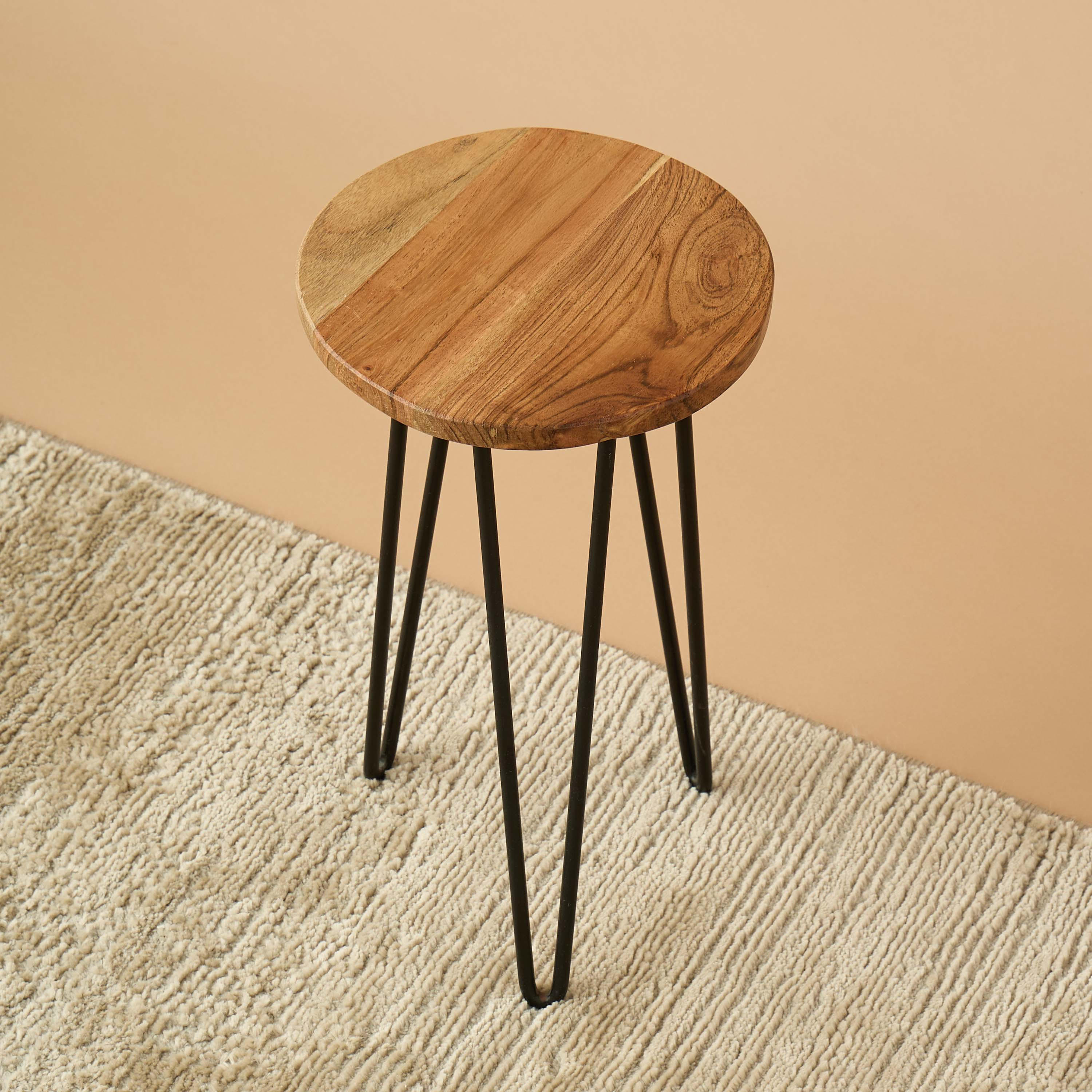 Wooden Top Planter Stand - 20x38 cms-household-gardenandoutdoor-trellisandstands-plantstands-image-3