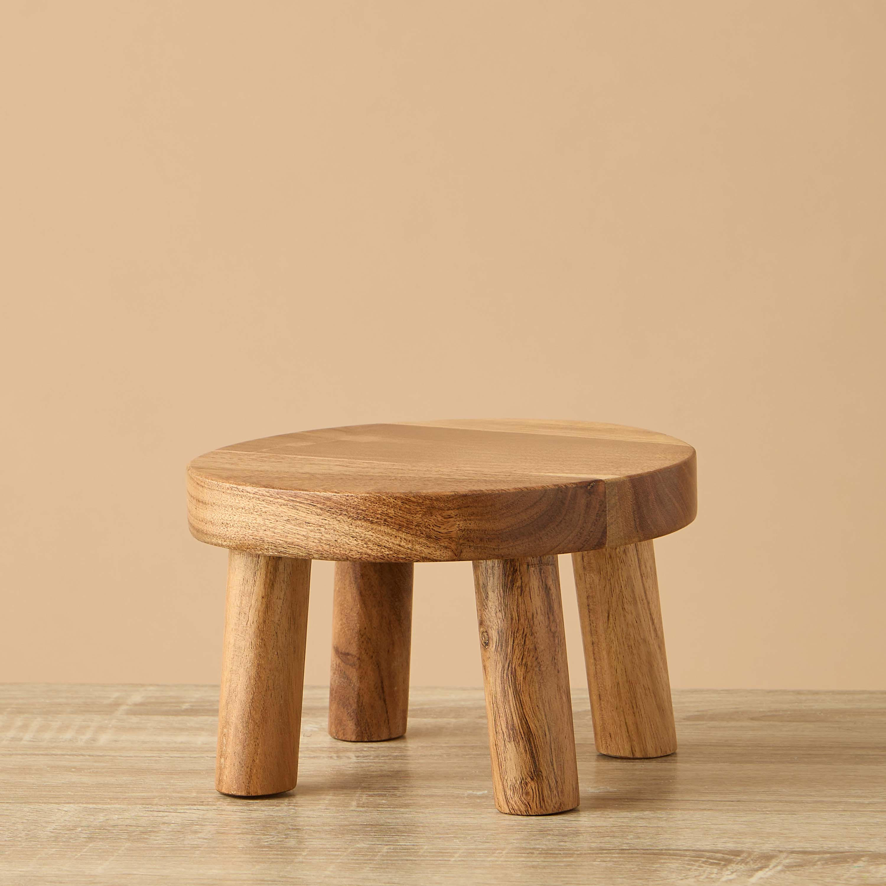 Wooden Plant Stand - 20x13 cms-household-gardenandoutdoor-potsandplanters-image-1