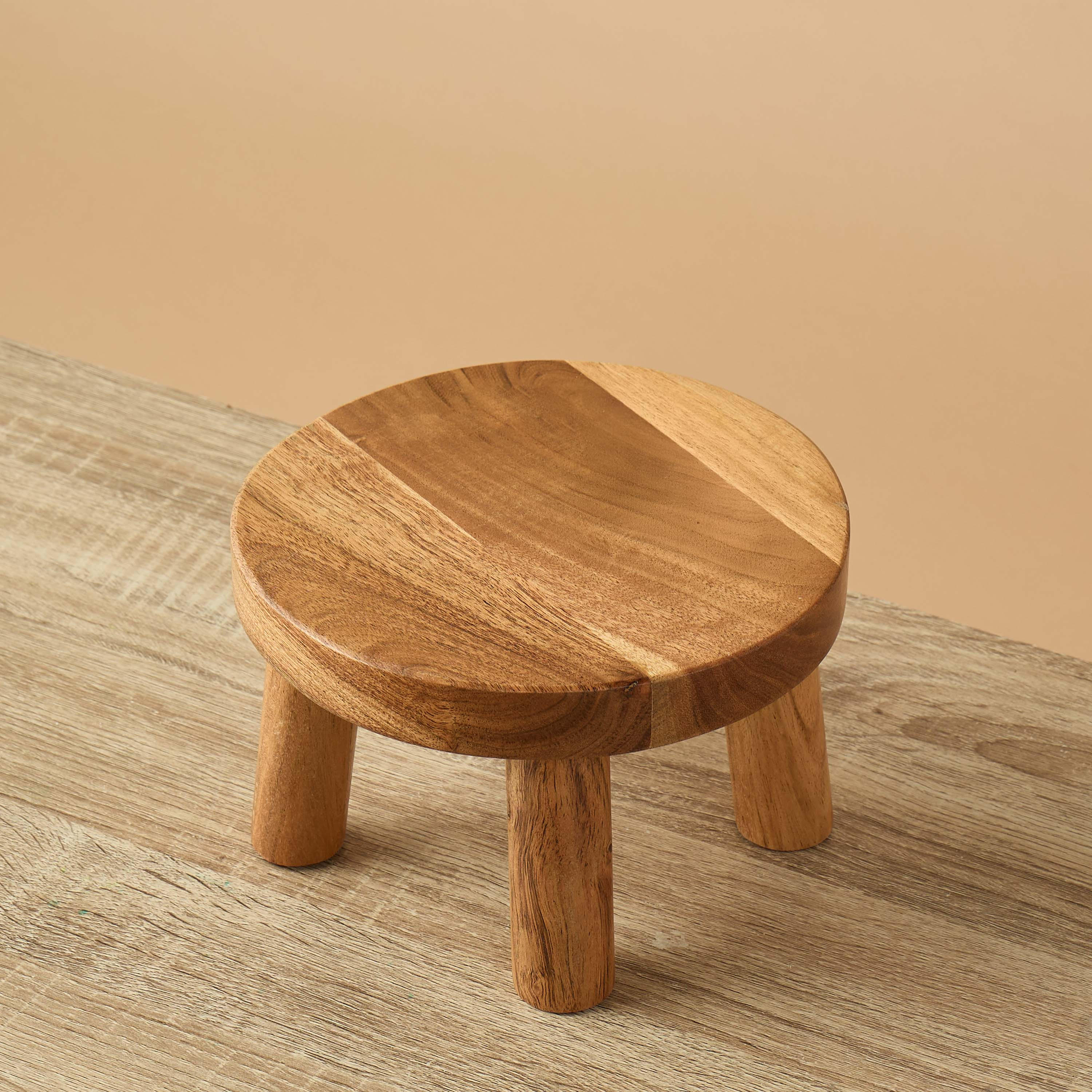 Wooden Plant Stand - 20x13 cms-household-gardenandoutdoor-potsandplanters-image-2