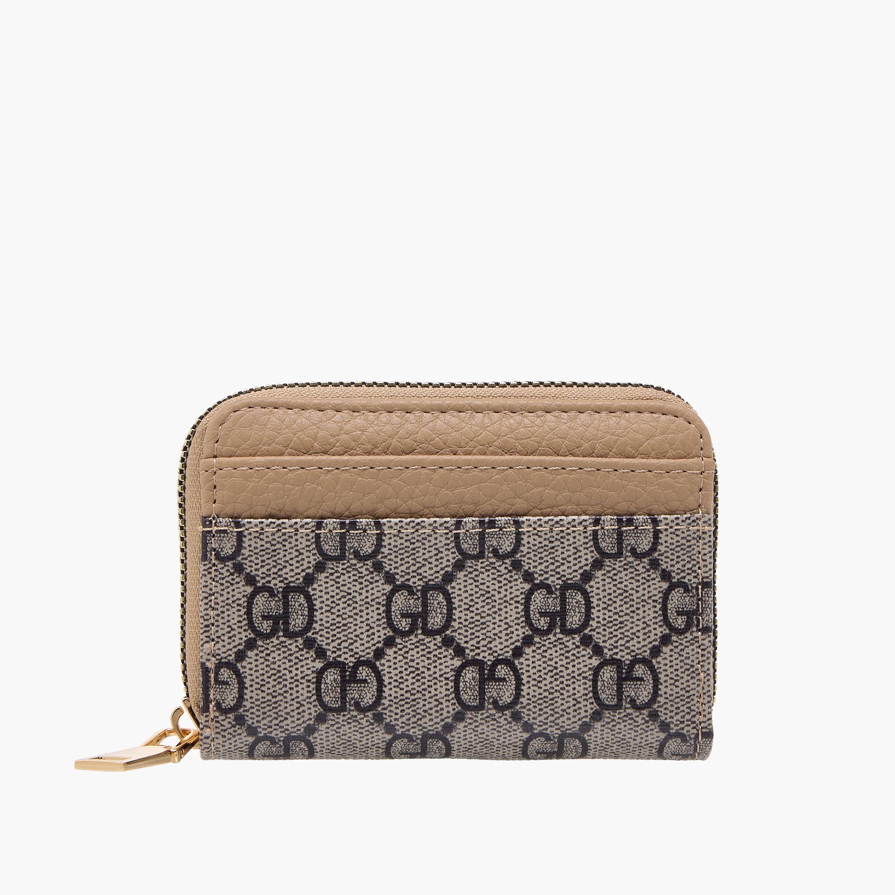 Sasha Textured Wallet with Zip Closure-women-bagsandwallets-wallets-image-1
