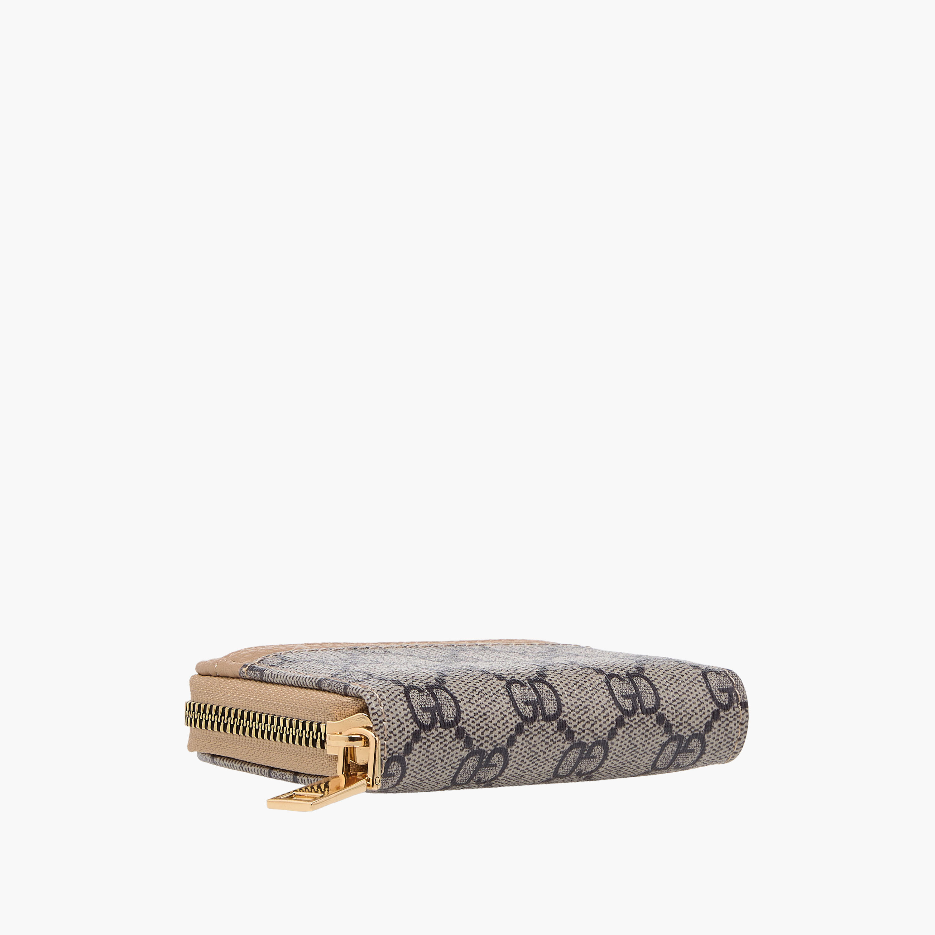 Sasha Textured Wallet with Zip Closure-women-bagsandwallets-wallets-image-4