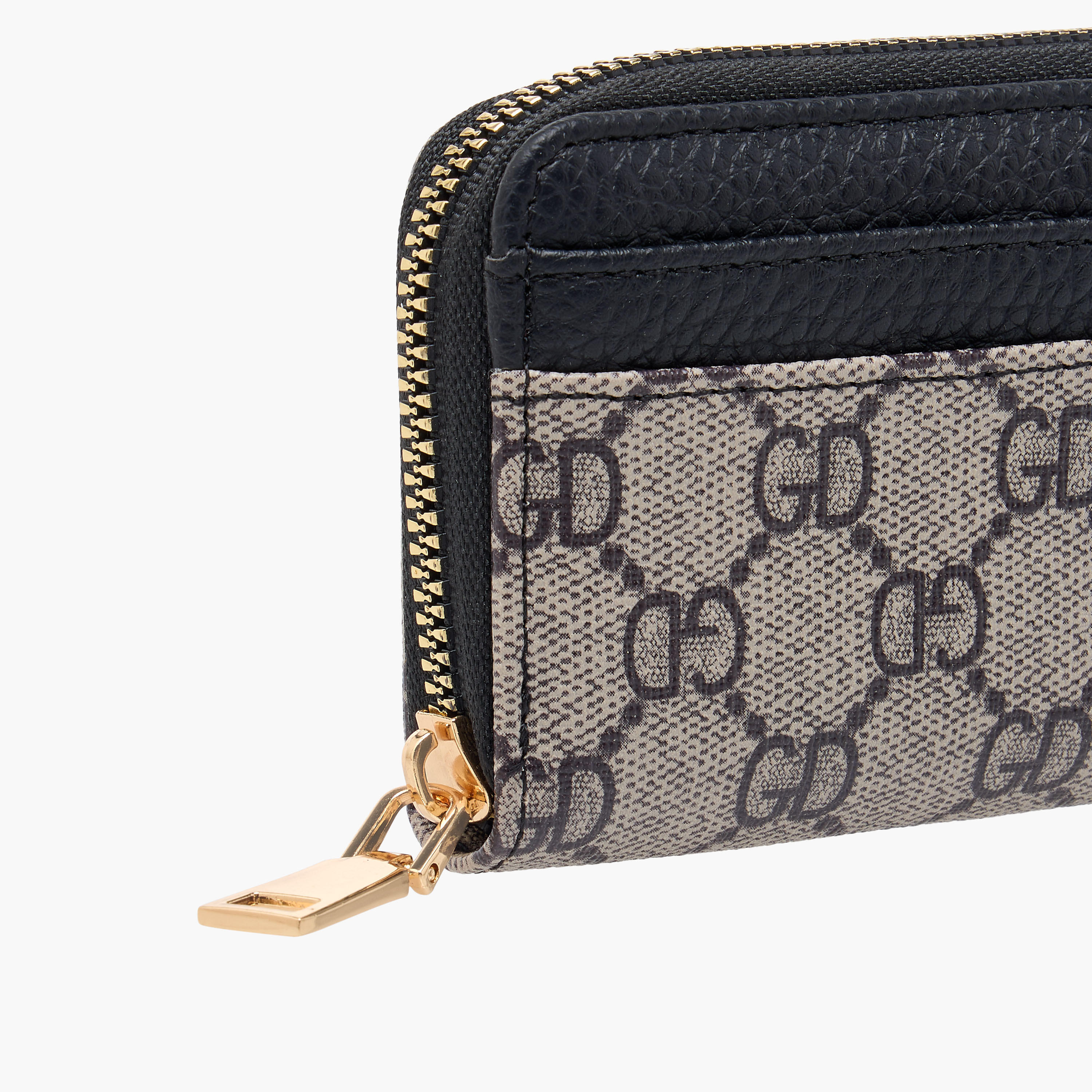Sasha Textured Wallet with Zip Closure-women-bagsandwallets-wallets-image-3
