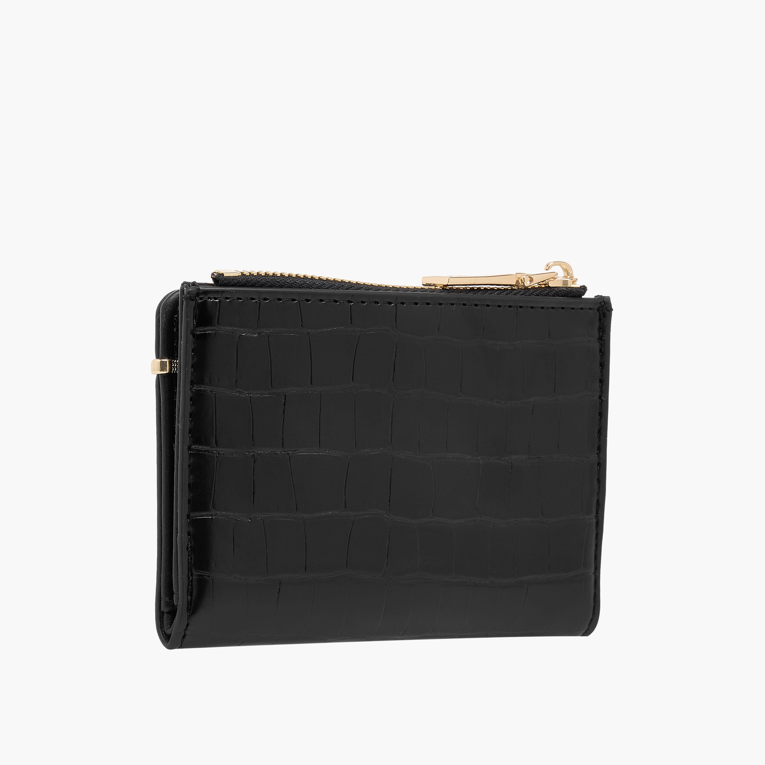 محفظة بارزة الملمس بطية ثنائية مع سحاب إغلاق من ساشا-women-bagsandwallets-wallets-image-2