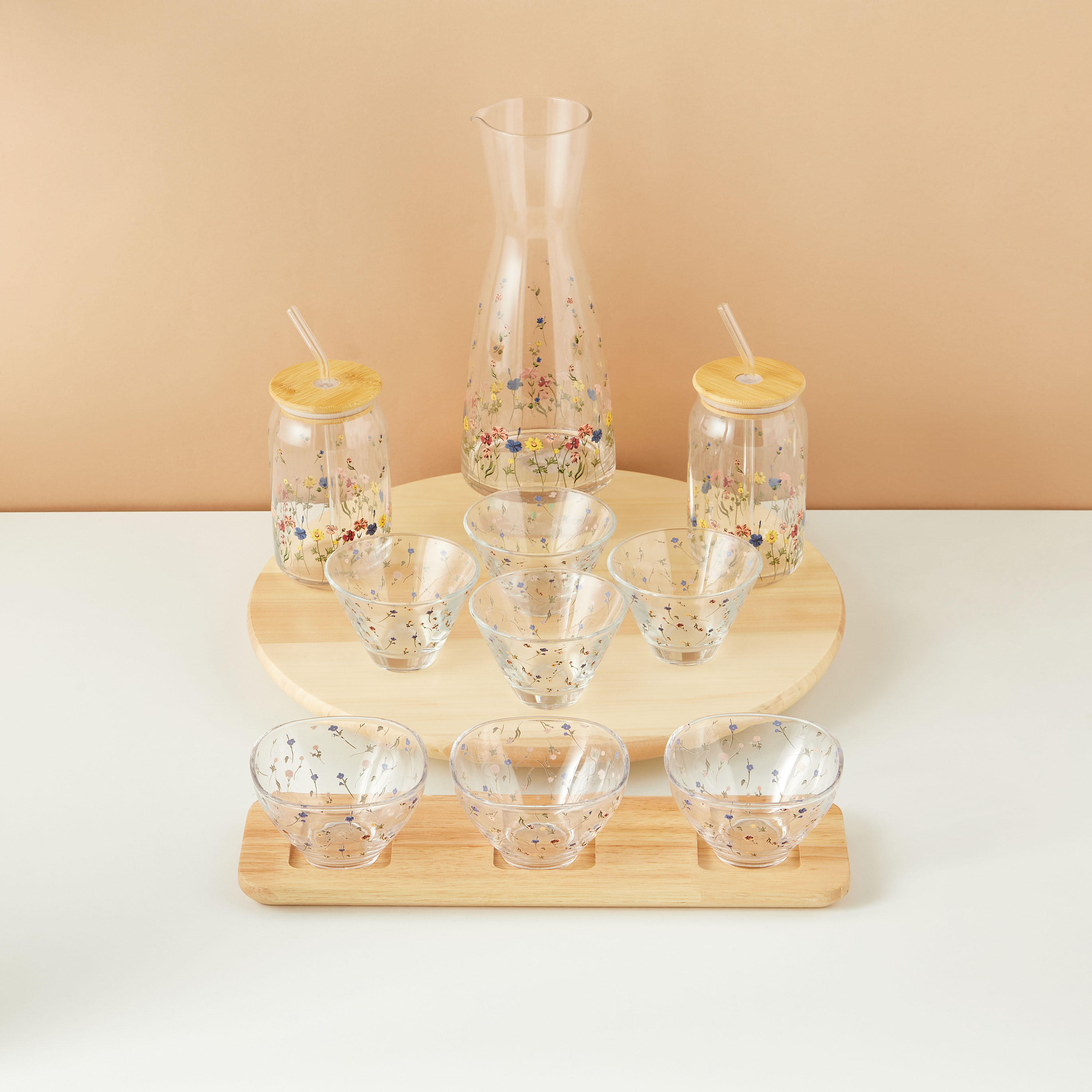 Flora 2-Piece Glass Sipper with Straw Set - 530 ml-household-dining-teaandcoffee-travelmugsandsippers-image-6