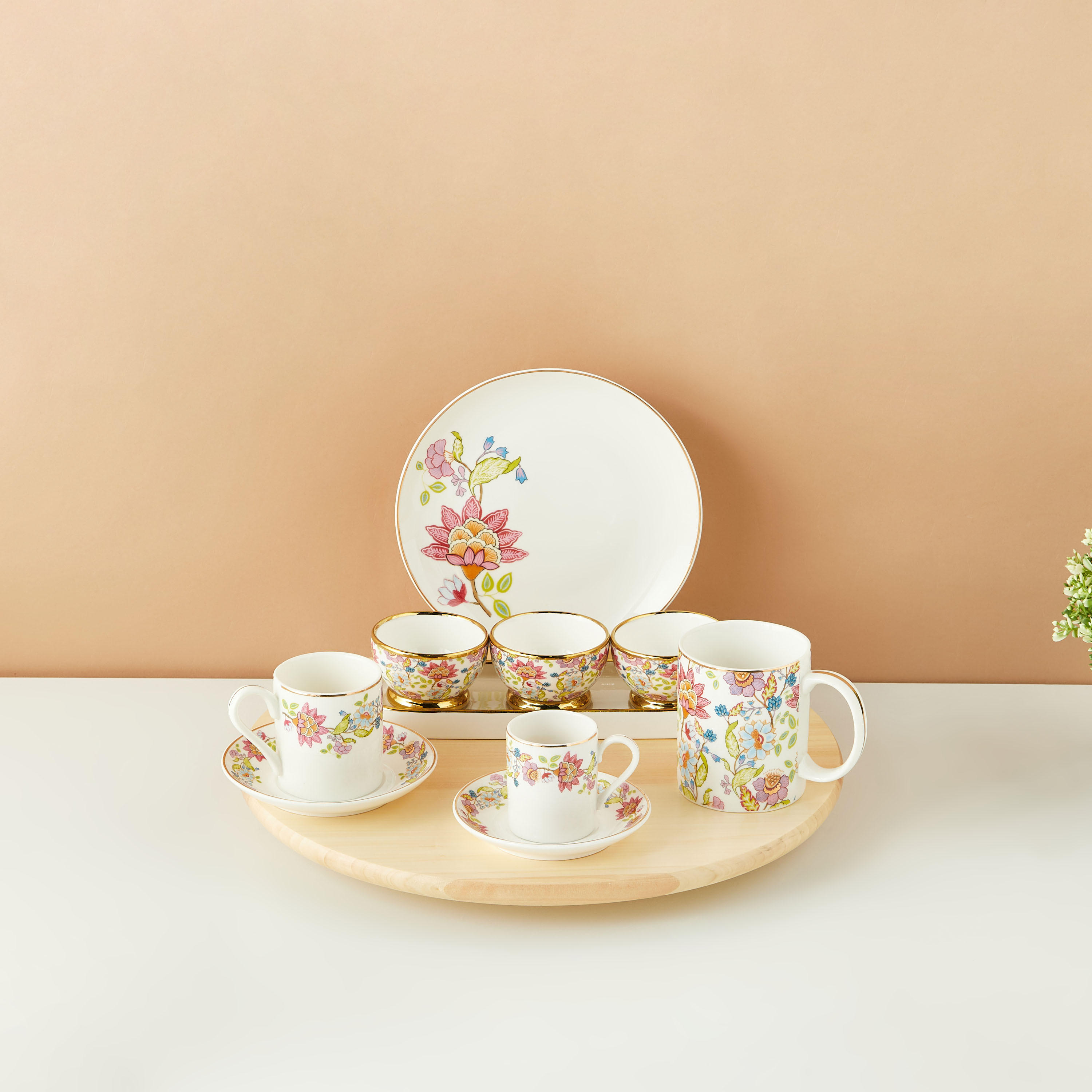 Summer Flower Porcelain Mug - 350 ml-household-dining-teaandcoffee-mugsandcups-image-6