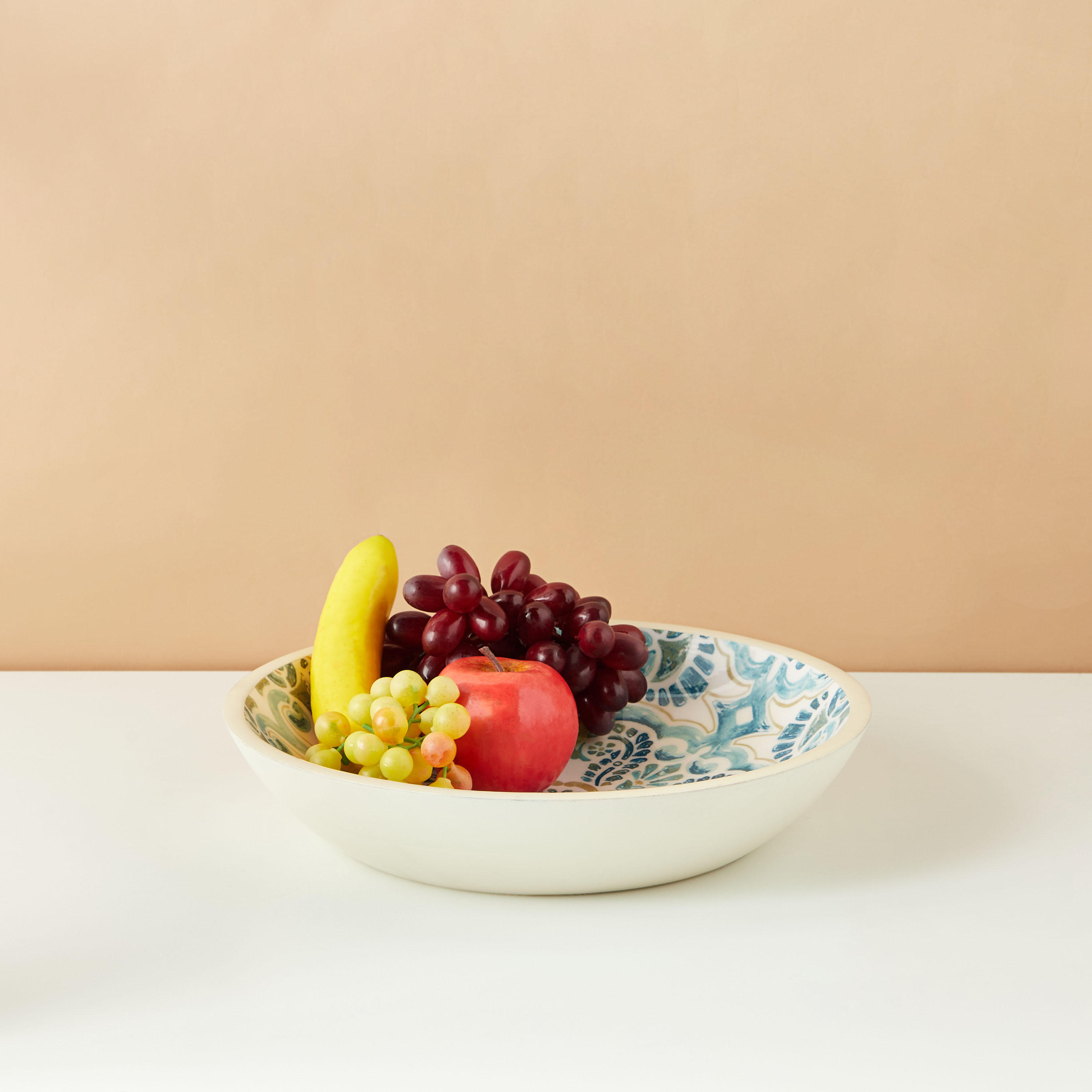 Enamel Coastal Printed Serving Bowl - 35 cms-household-dining-dinnerware-bowls-image-1