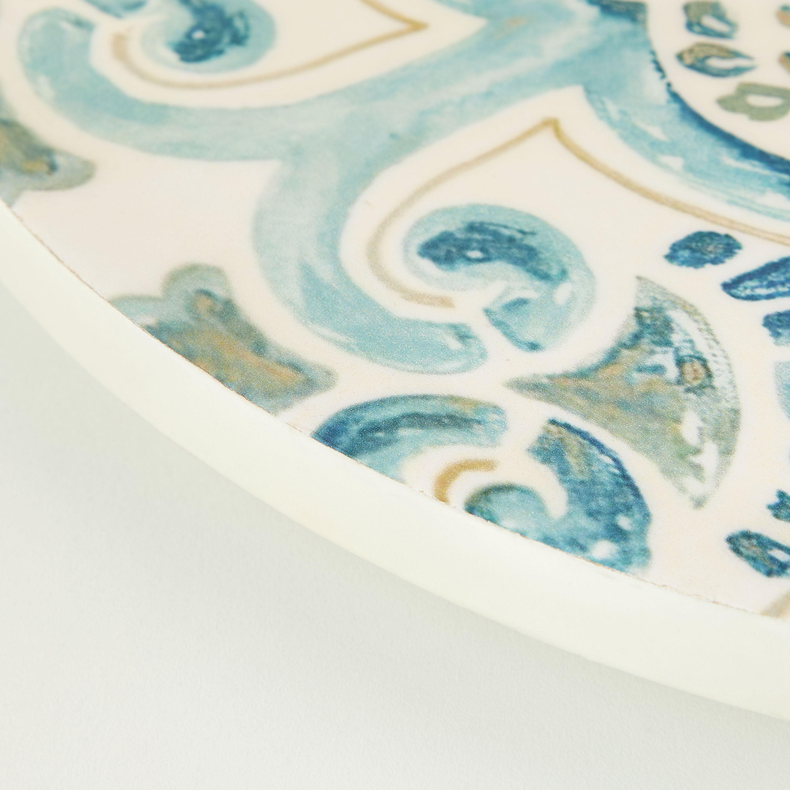 Enamel Coastal Boho Lazy Susan - 40 cms-household-dining-serveware-servingplatters-image-5