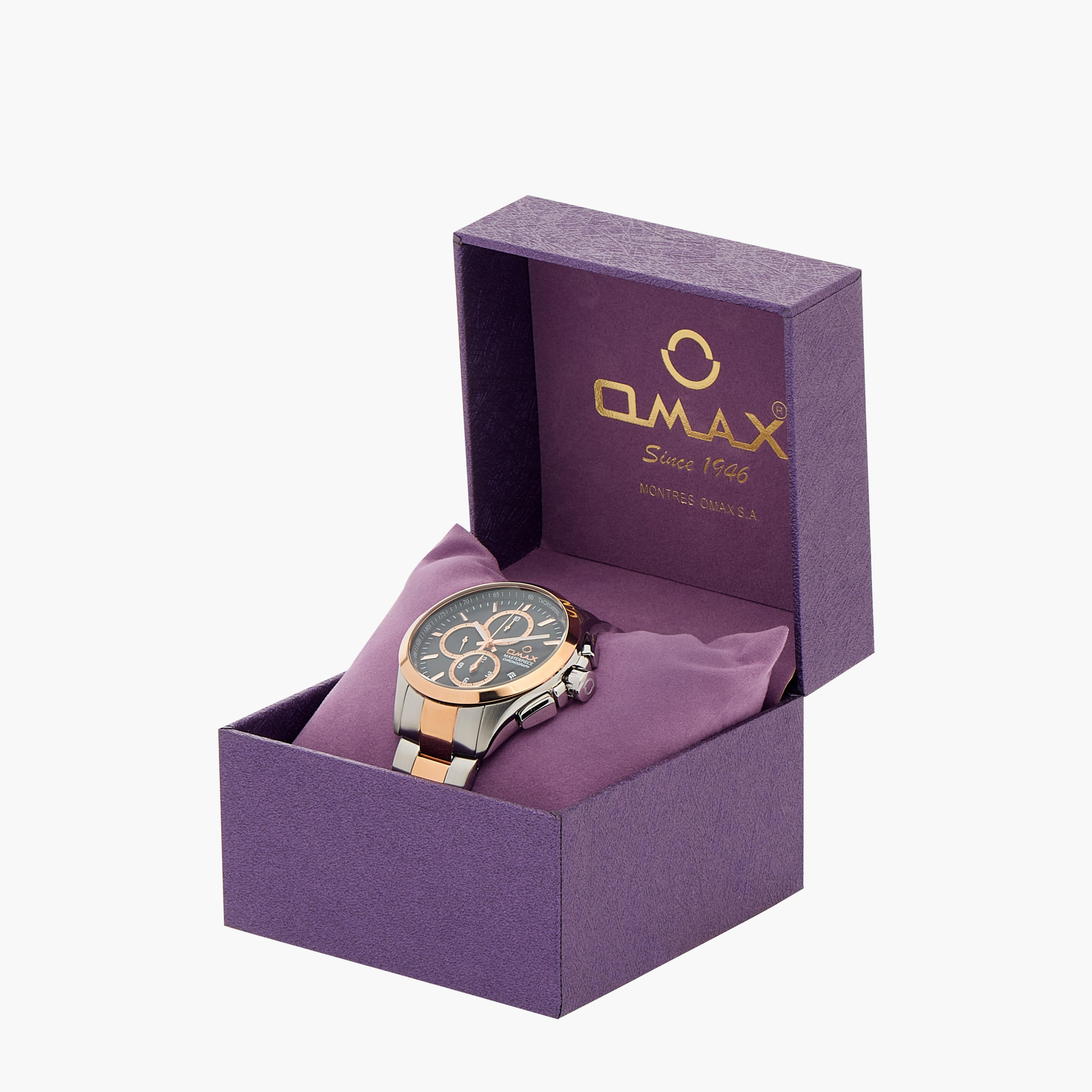 ساعة يد كرونوغراف ماستربيس إمبريام للرجال من أوماكس - MG36C2CI | 44 MM-men-watchesandjewellery-watches-image-6