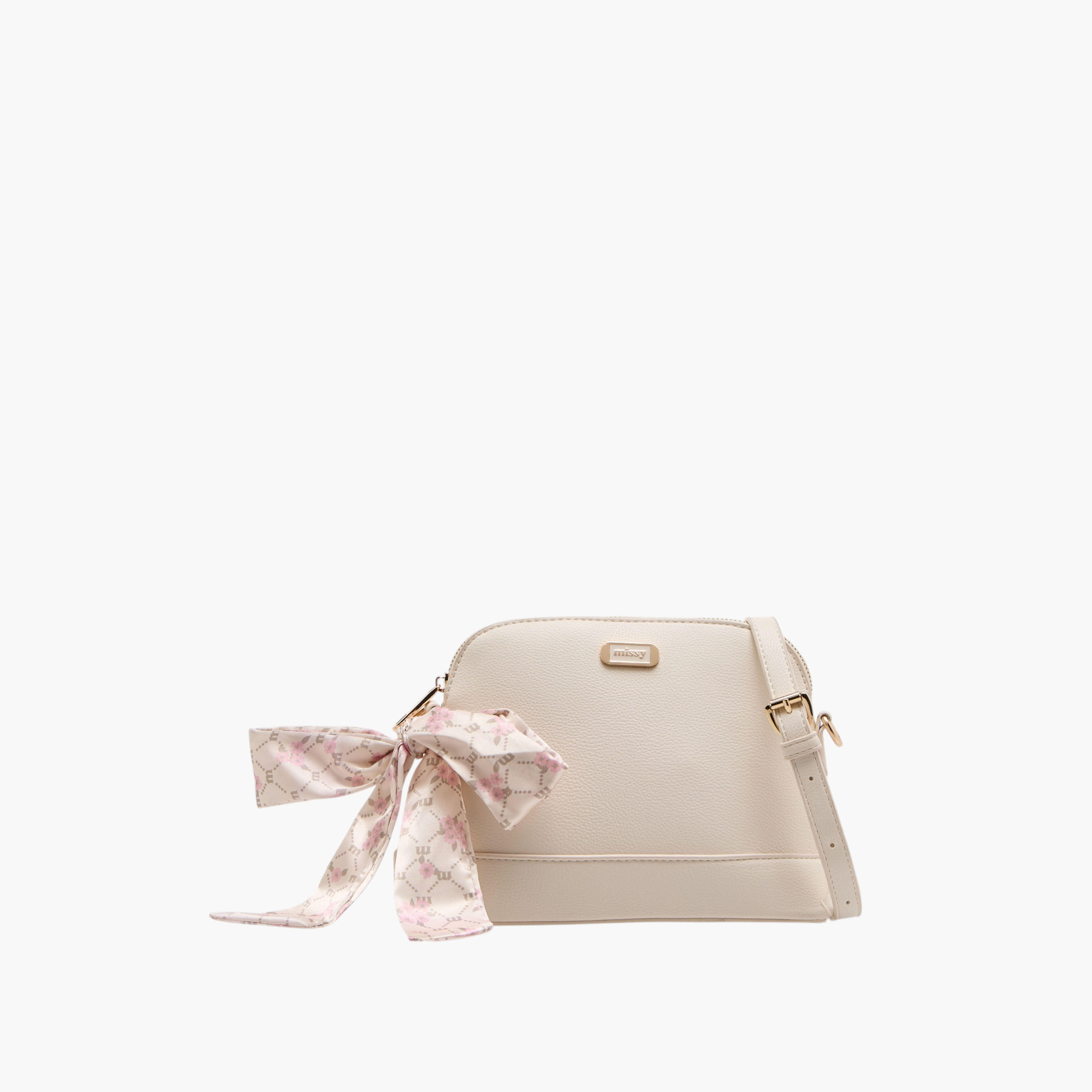 شنطة كروس بودي بزينة وشاح مع حزام قابل للفصل وسحاب إغلاق من ميسي-women-bagsandwallets-handbags-image-1