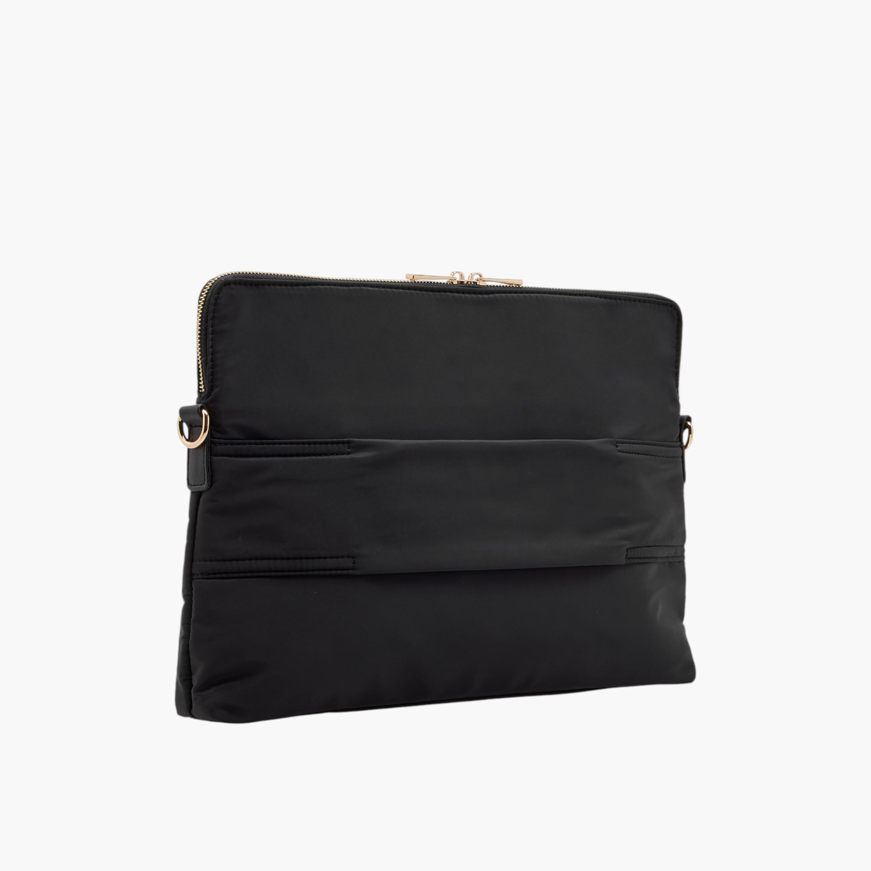 Missy Solid Laptop Bag with Detachable Strap and Zip Closure-women-bagsandwallets-handbags-image-3