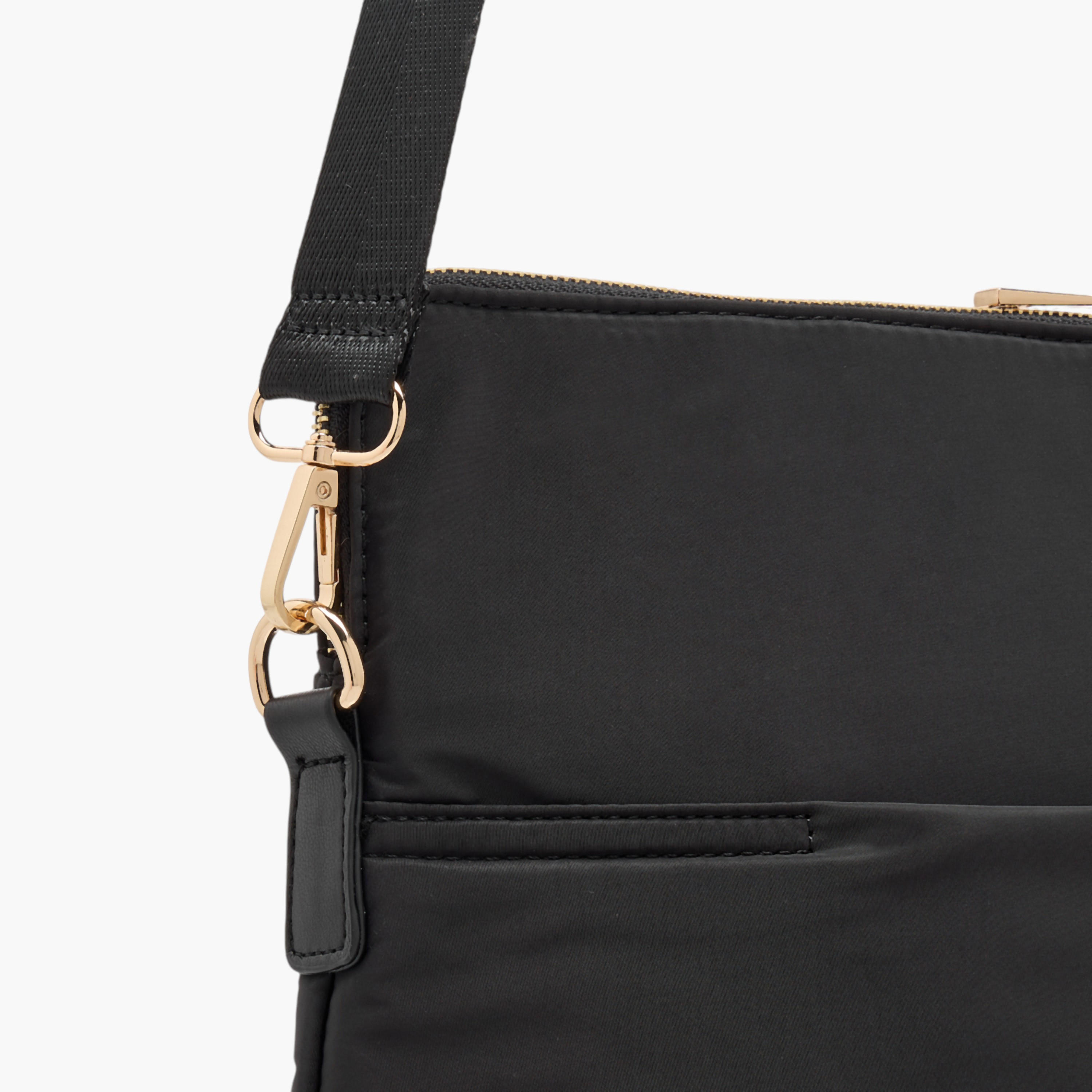 Missy Solid Laptop Bag with Detachable Strap and Zip Closure-women-bagsandwallets-handbags-image-5