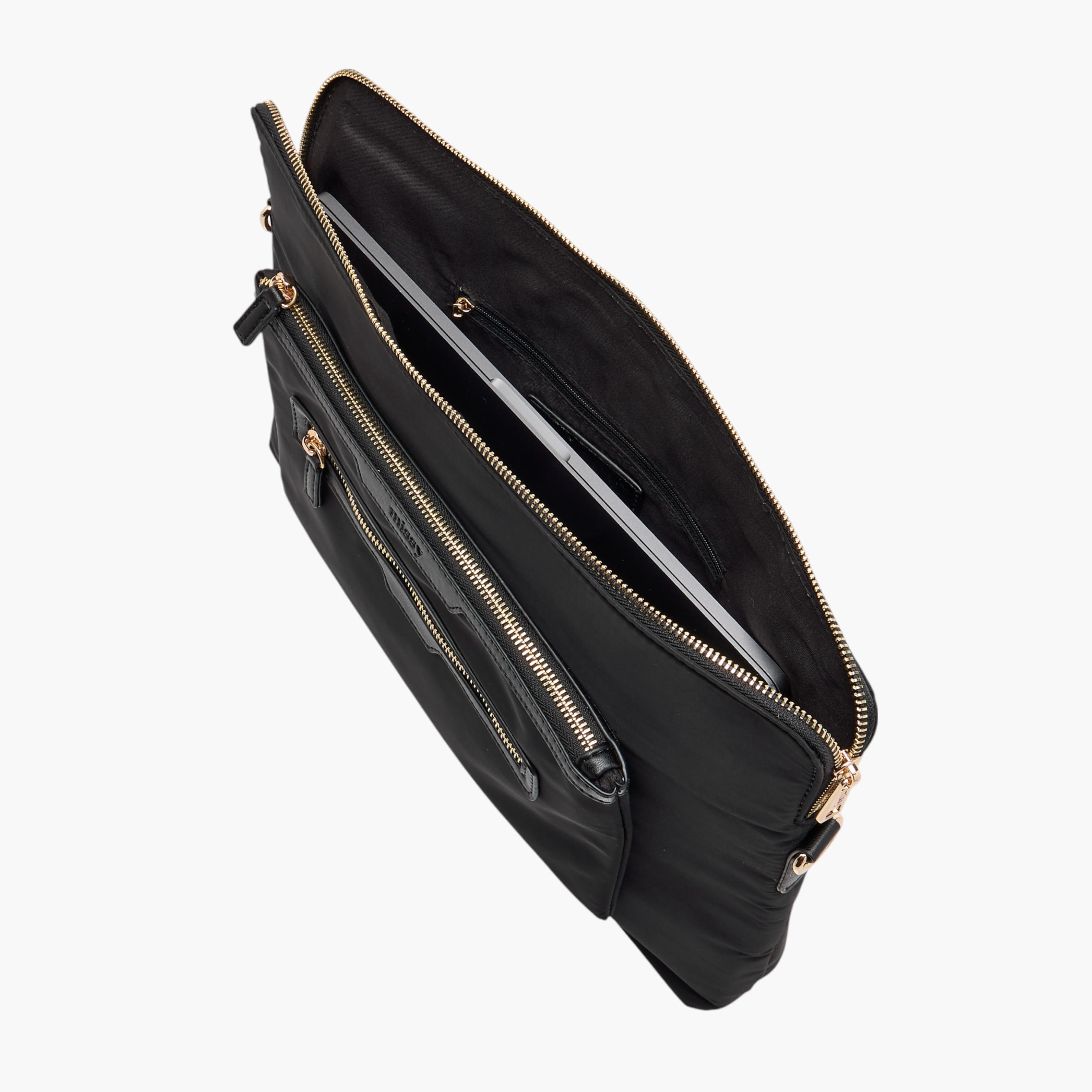Missy Solid Laptop Bag with Detachable Strap and Zip Closure-women-bagsandwallets-handbags-image-7