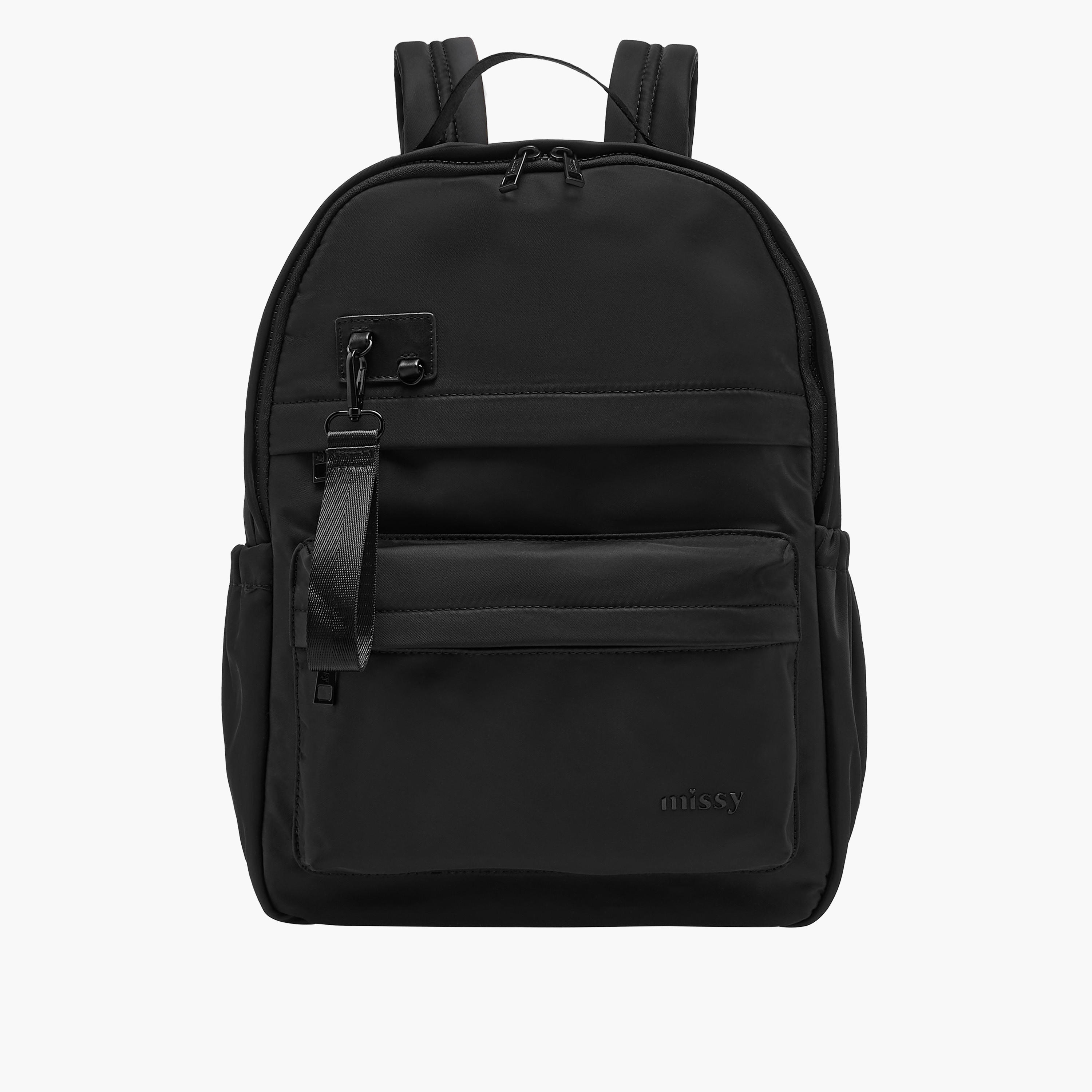 شنطة ظهر سادة مع حمالات قابلة للتعديل وسحاب إغلاق من ميسي-women-bagsandwallets-backpacks-image-6