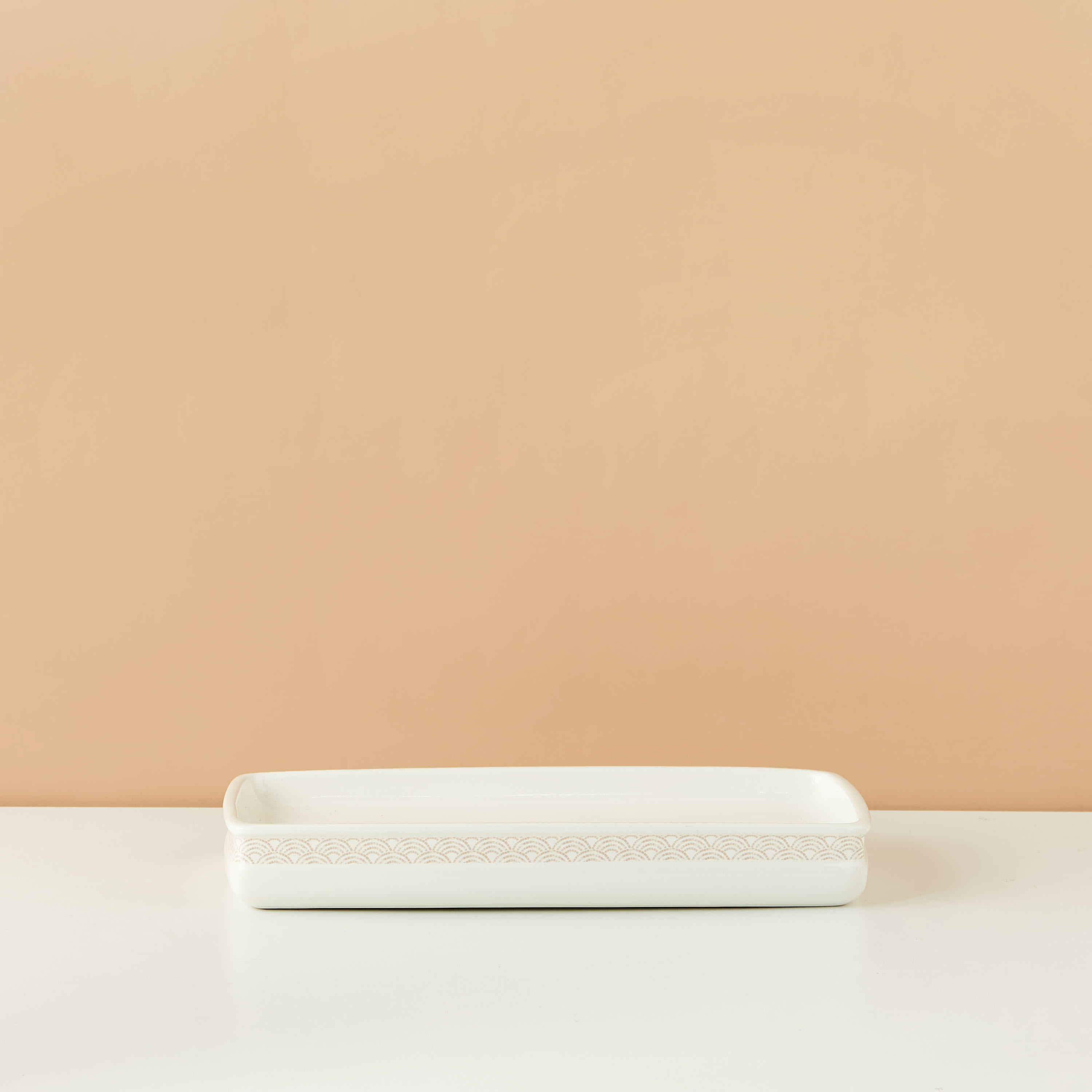 Shell Print Ceramic Tray-household-bathandlaundry-bathaccessories-toweltraysandplatforms-image-2