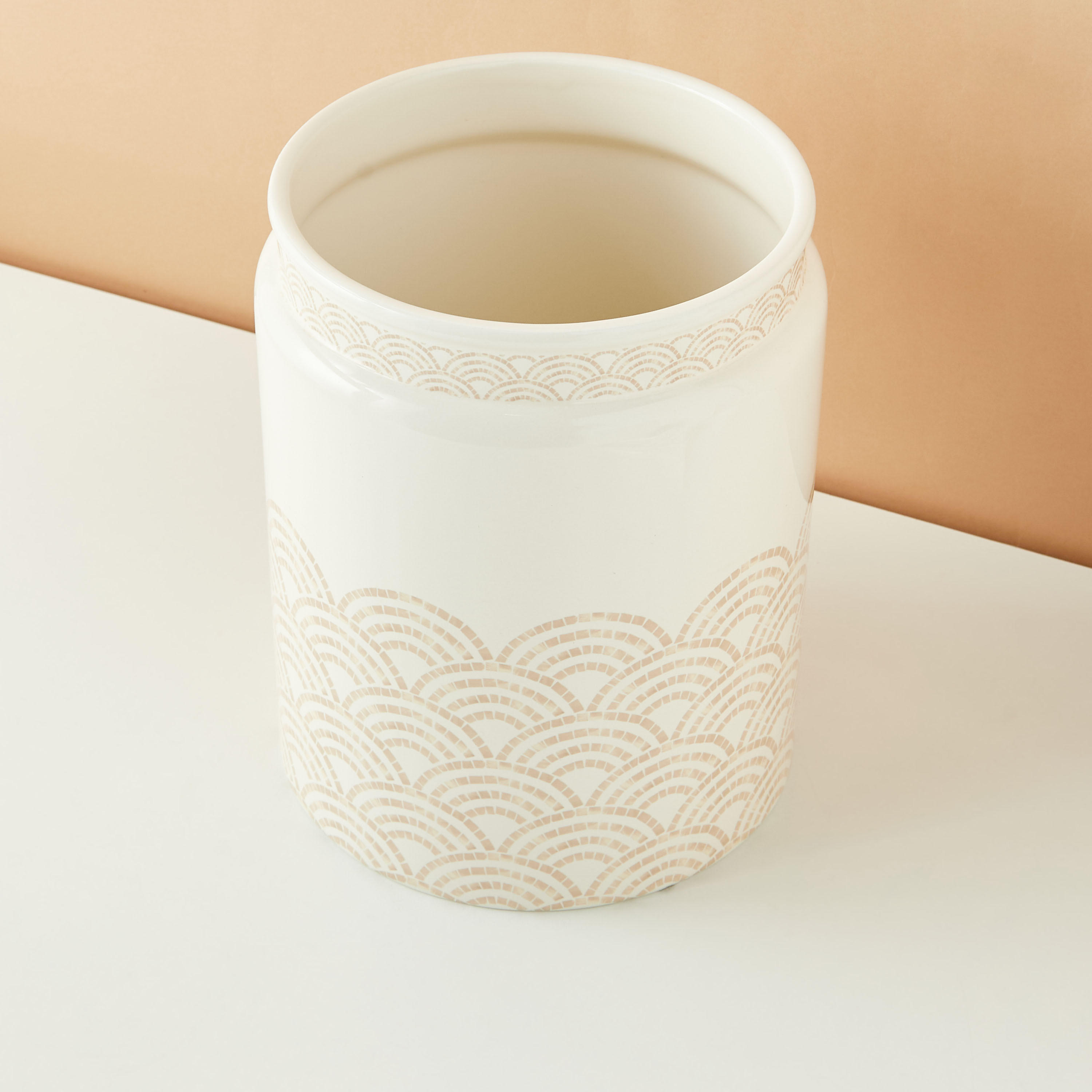 Shell Print Waste Bin-household-bathandlaundry-wastebinsandaccessories-image-3