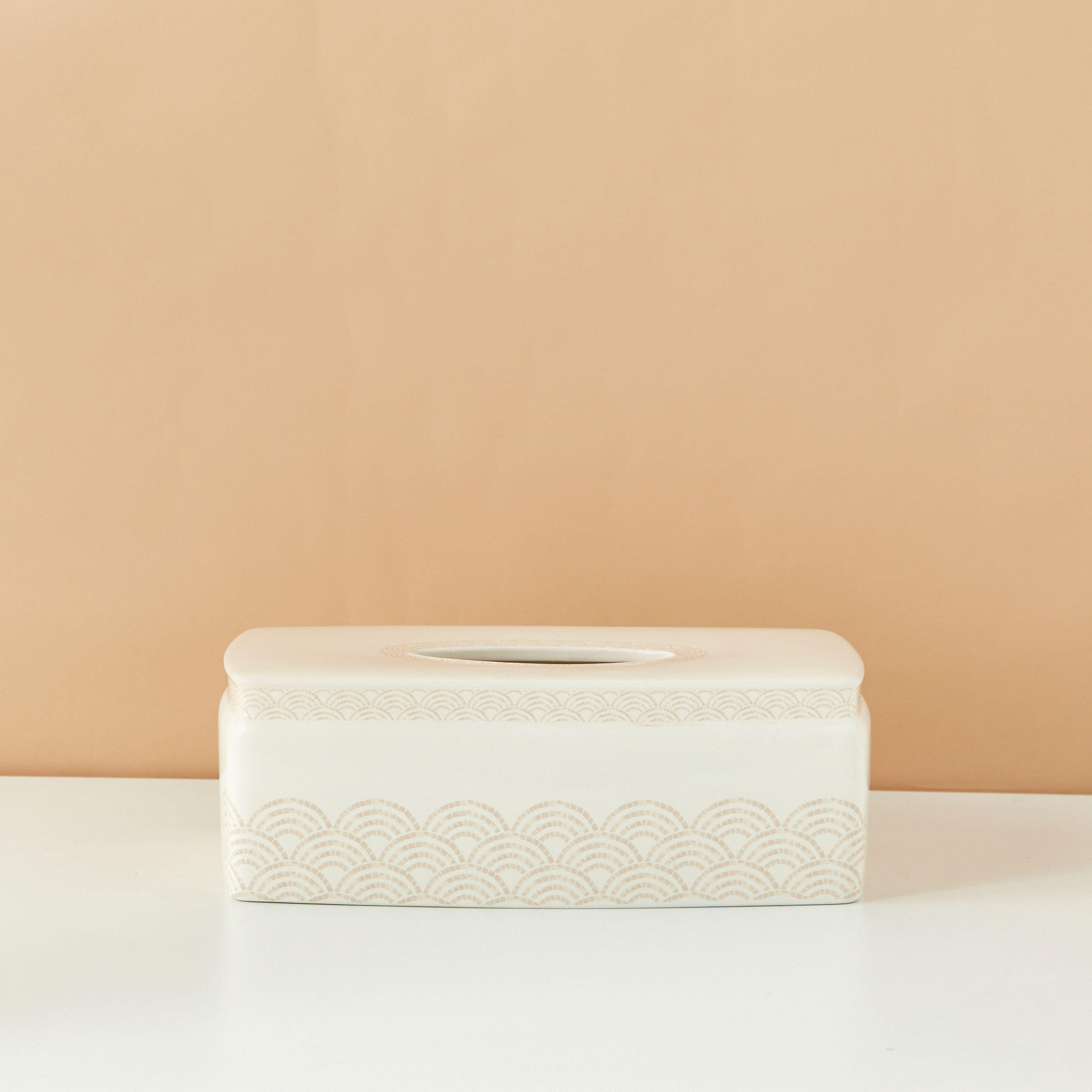 Shell Print Tissue Box-household-bathandlaundry-bathaccessories-tissueboxesandcottonjars-image-2