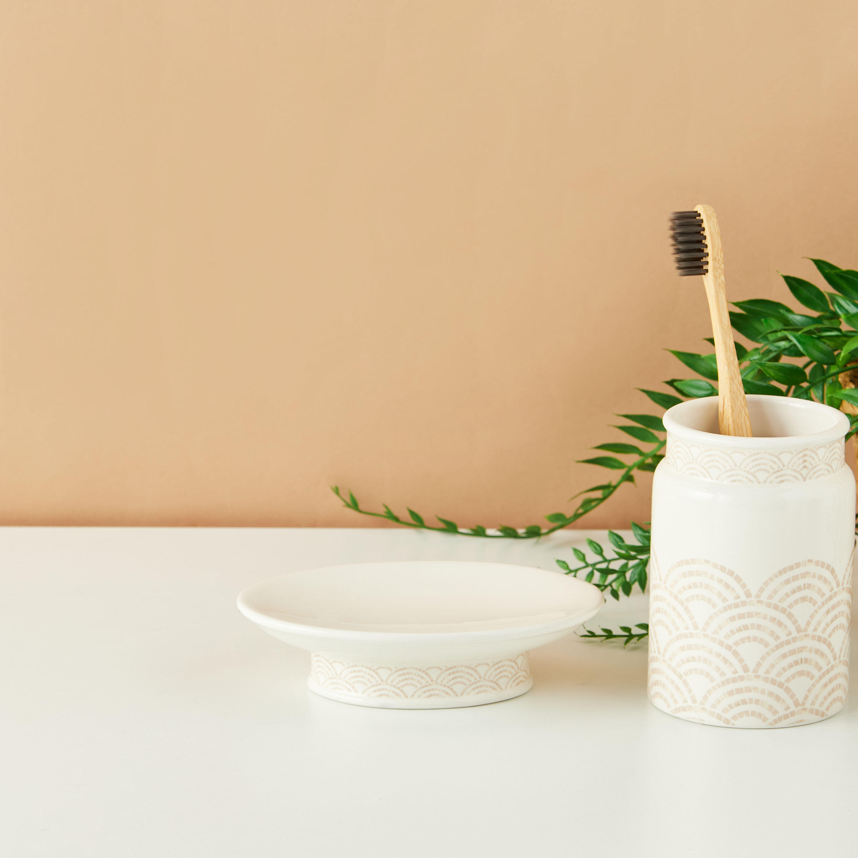 Shell Printed Ceramic Soap Dish-household-bathandlaundry-bathaccessories-soapdishesanddispensers-image-1