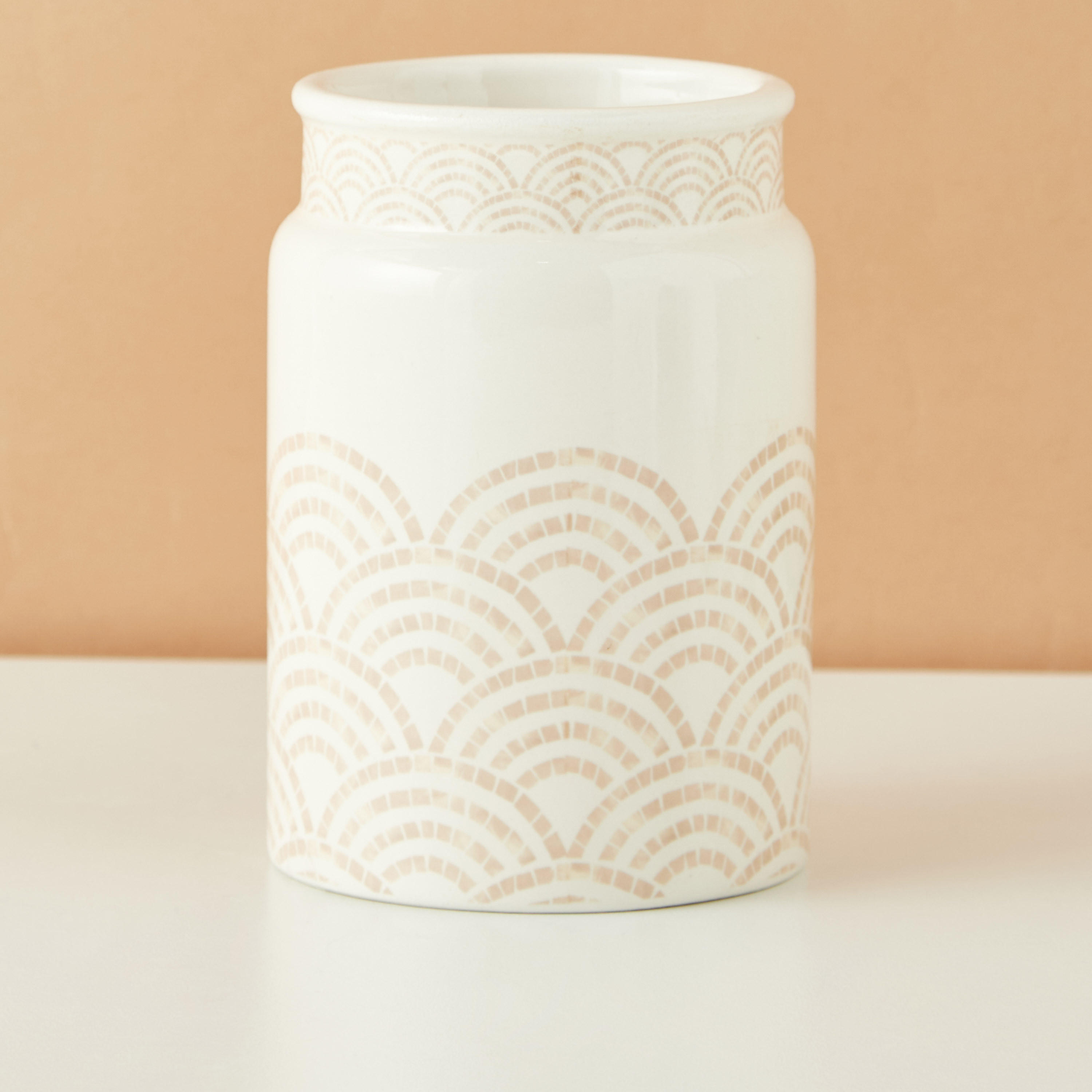 Shell Print Tumbler-household-bathandlaundry-bathaccessories-toothbrushholdersandtumblers-image-2