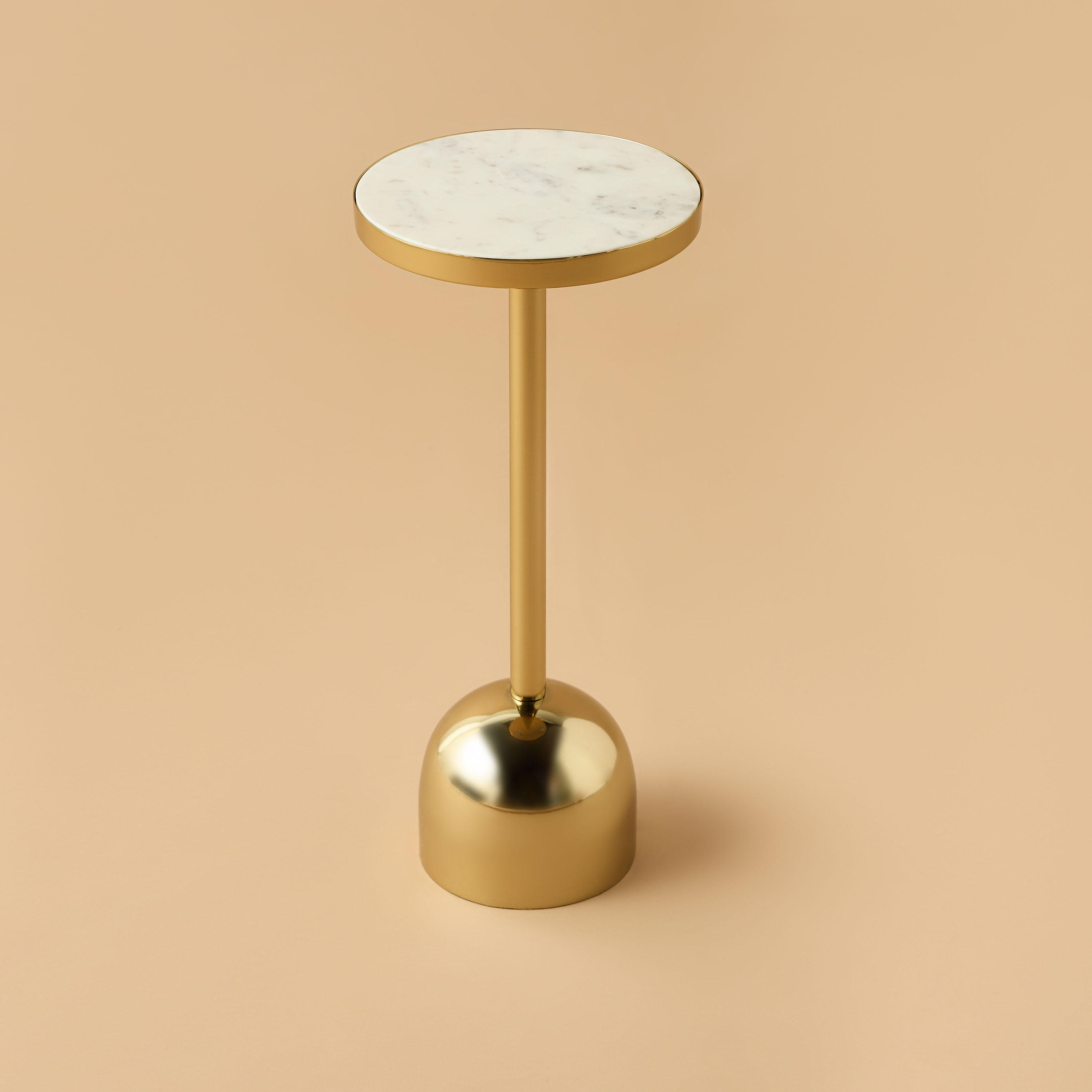 Marble Top Side Table - 23x23x51 cms-furniture-livingroom-sideandendtables-image-3