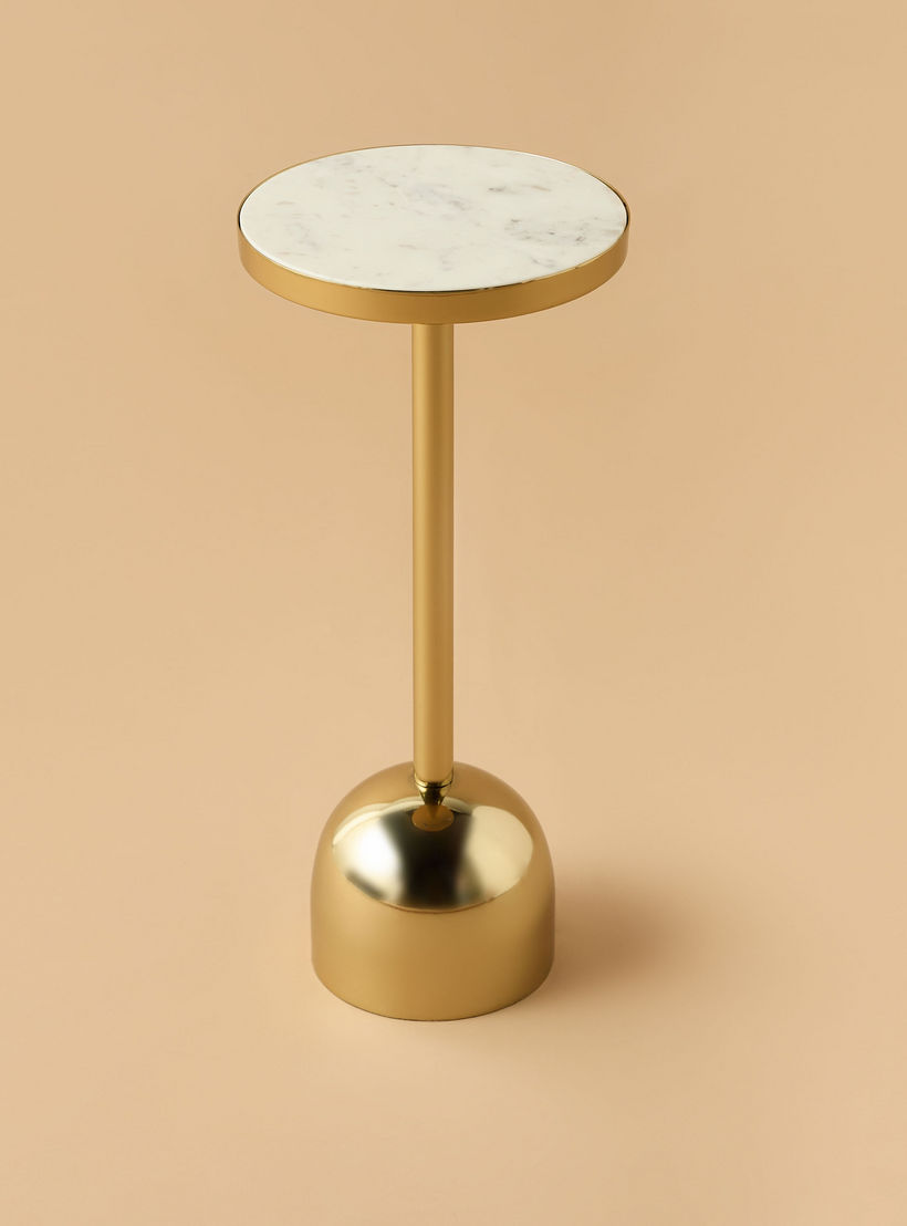 Marble Top Side Table - 23x23x51 cms-furniture-livingroom-sideandendtables-image-3
