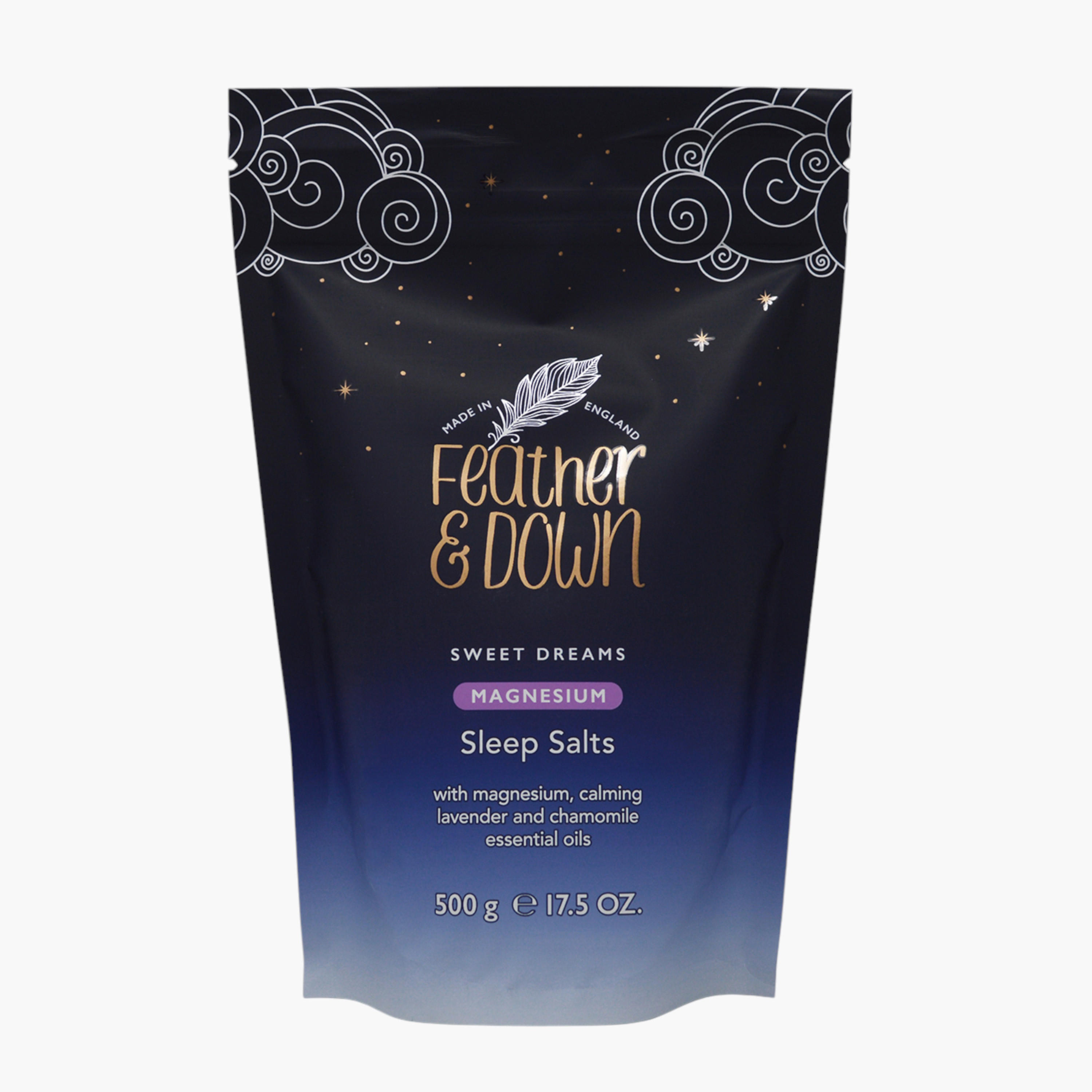 Feather & Down Magnesium Sleep Salt - 500 gms-beautyandpersonalcare-bathandbody-bathandshower-bathsalts-image-1