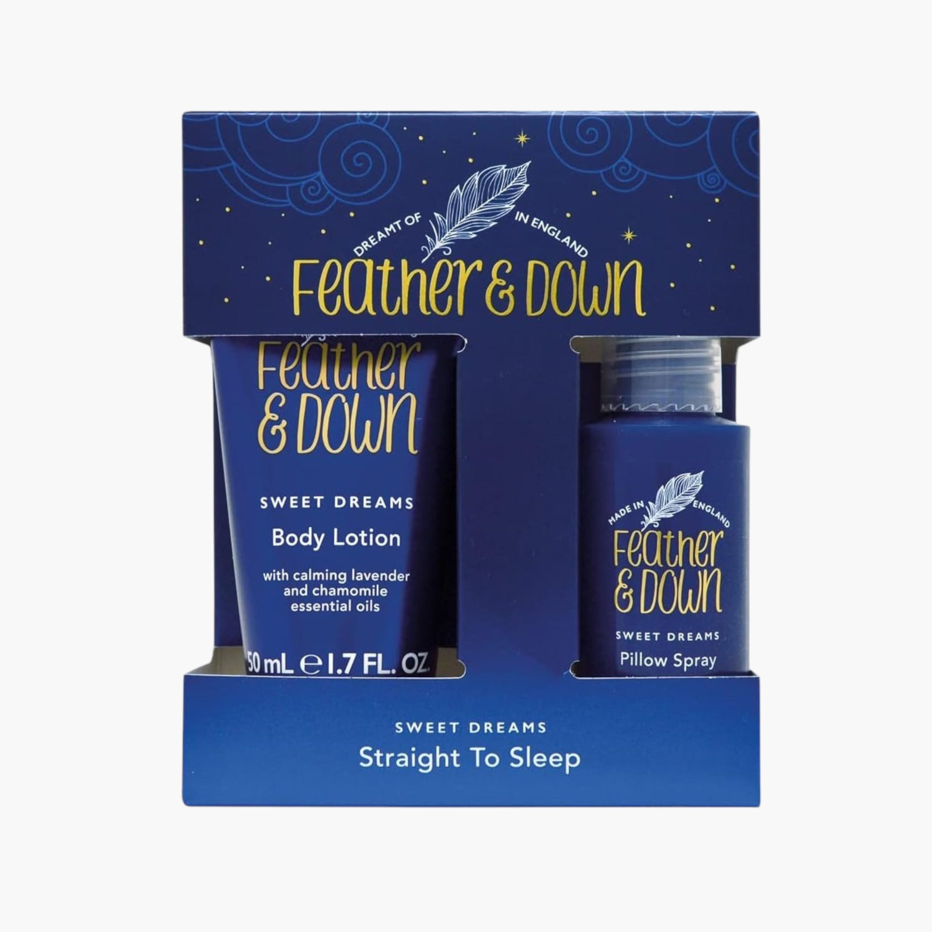 مجموعة هدايا لوشن الجسم وبخّاخ وسادة سويت دريمز من فيذر آند داون-beautyandpersonalcare-bathandbody-giftsets-image-1