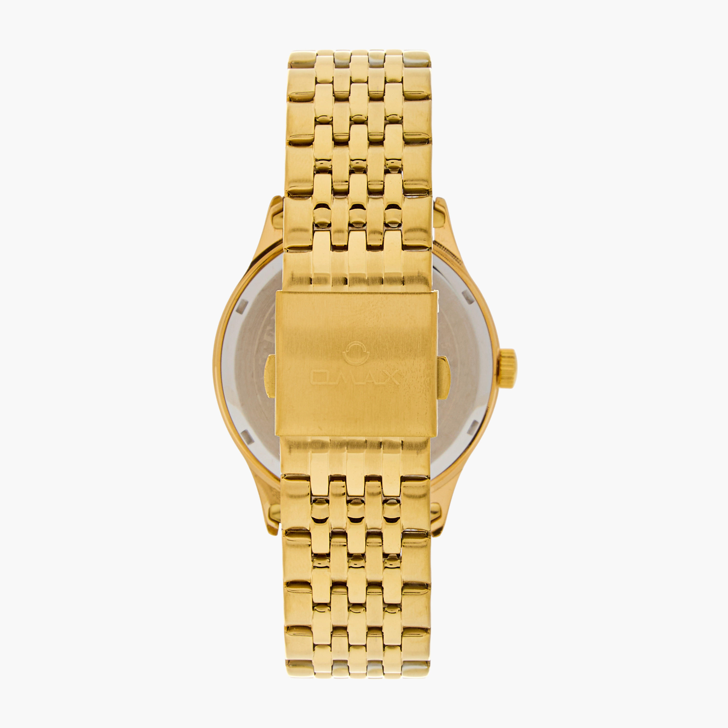 ساعة يد تناظرية ذهبية للرجال من أوماكس 00ACB101Q008-men-watchesandjewellery-watches-image-3