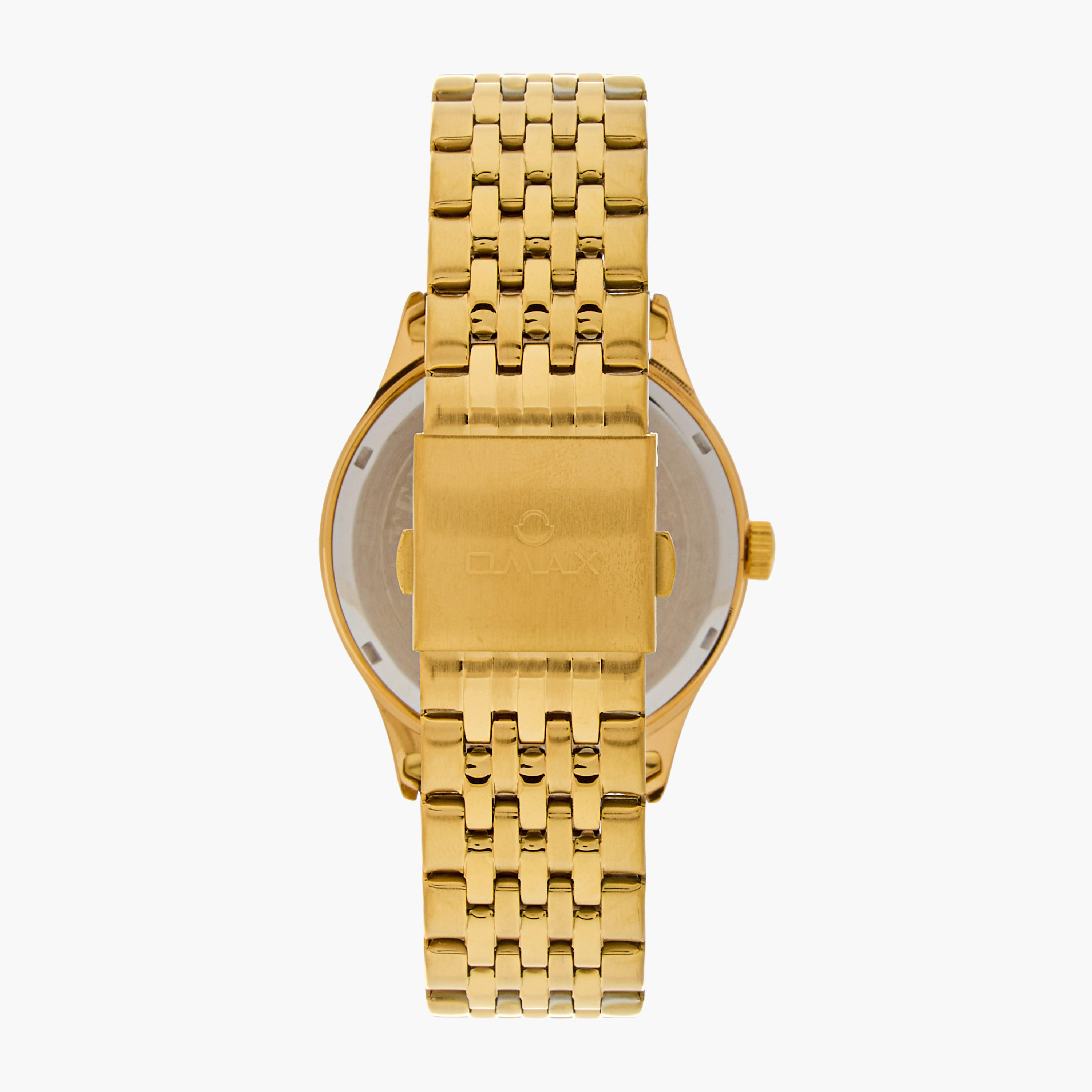 ساعة يد تناظرية ذهبية للرجال من أوماكس 00ACB101Q00J-men-watchesandjewellery-watches-image-3