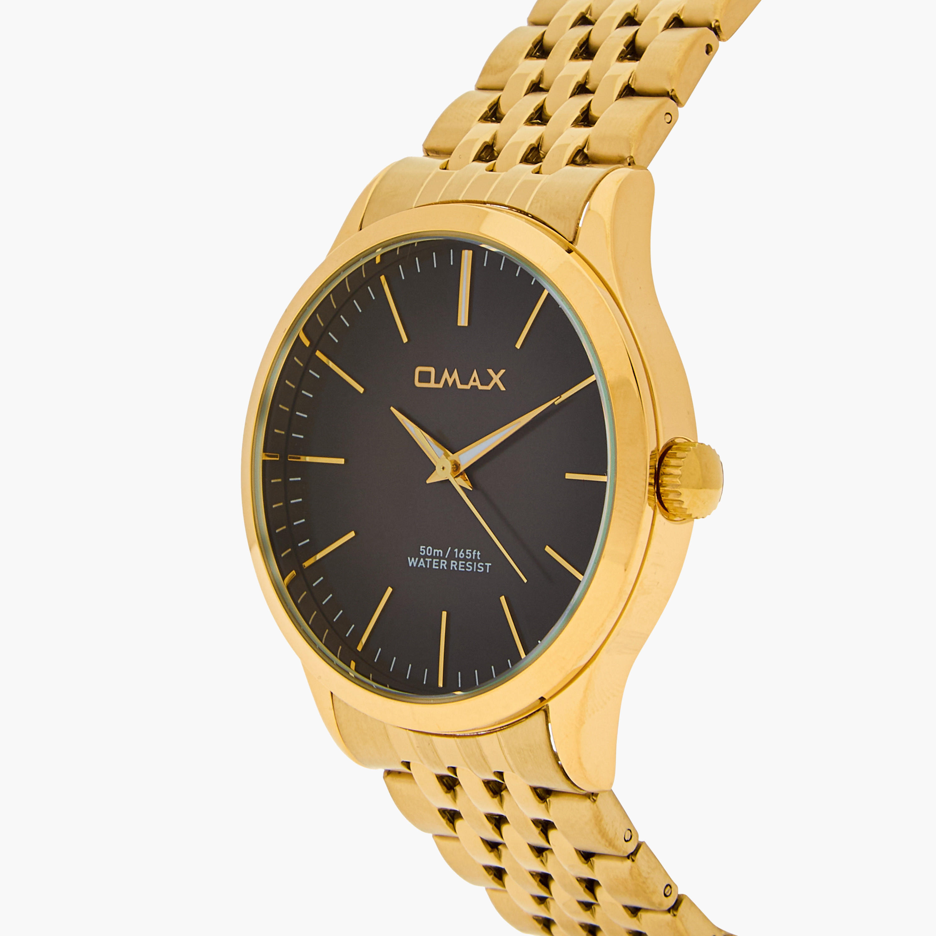 ساعة يد تناظرية ذهبية للرجال من أوماكس 00ACB101Q00J-men-watchesandjewellery-watches-image-4