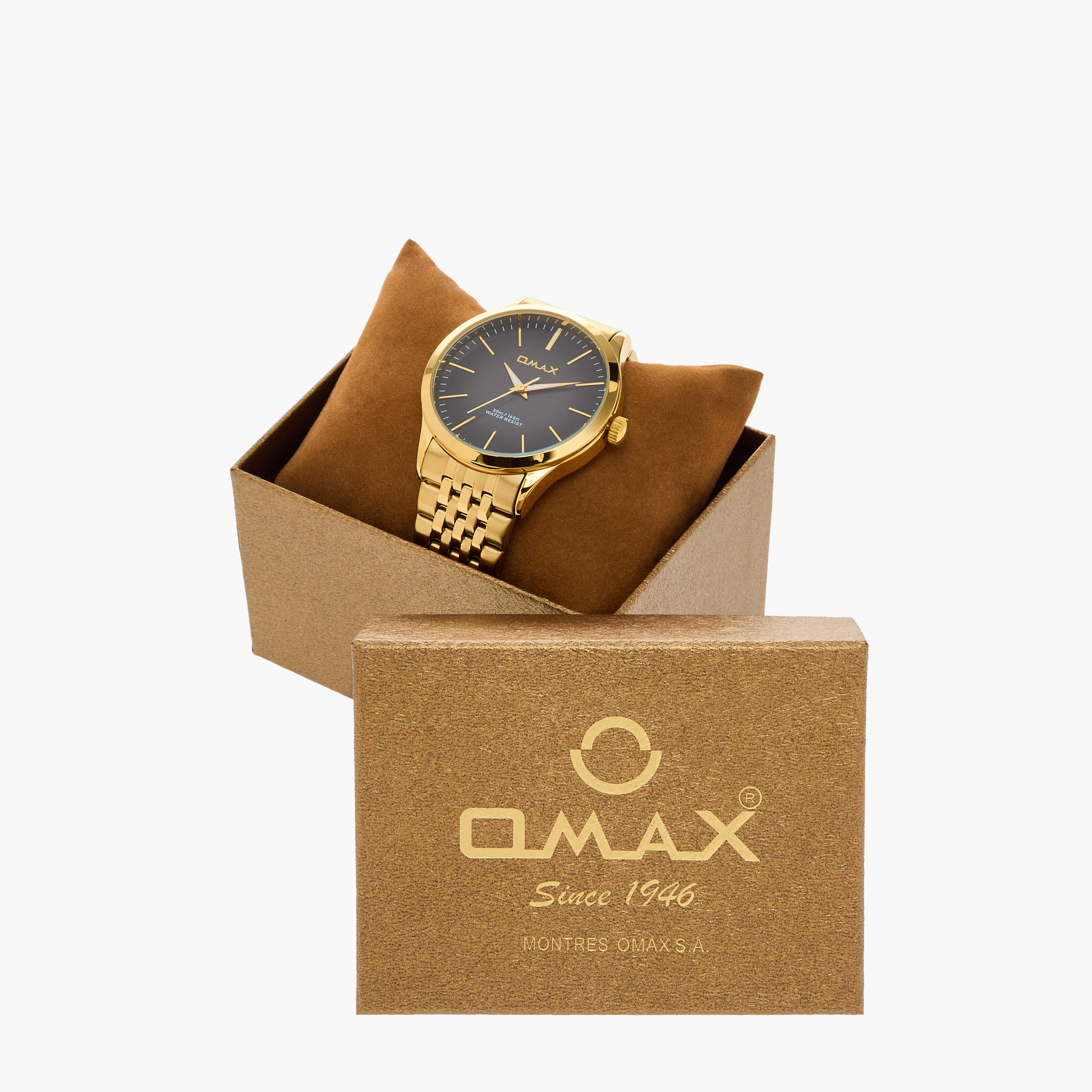 ساعة يد تناظرية ذهبية للرجال من أوماكس 00ACB101Q00J-men-watchesandjewellery-watches-image-6