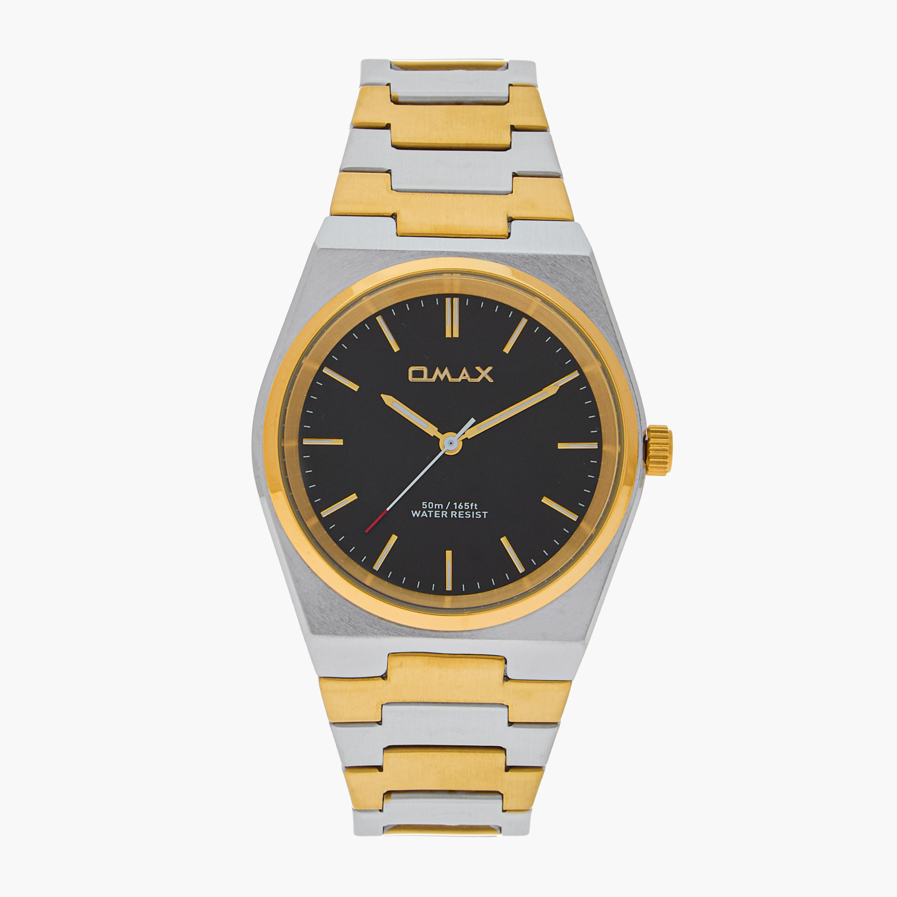 Omax Men's Gold and Silver Analog Wrist Watch 00ACB105N002-men-watchesandjewellery-watches-image-1