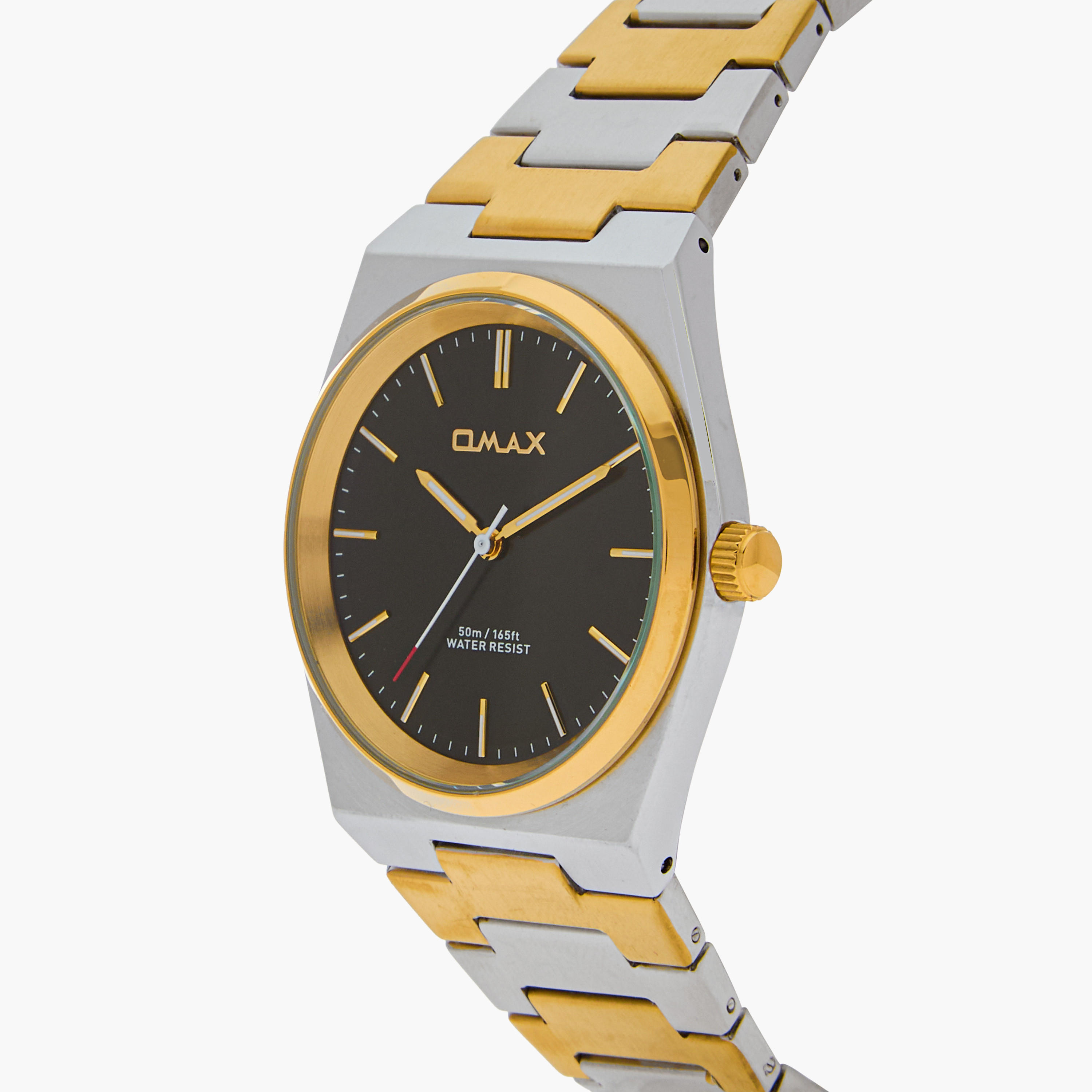Omax Men's Gold and Silver Analog Wrist Watch 00ACB105N002-men-watchesandjewellery-watches-image-4