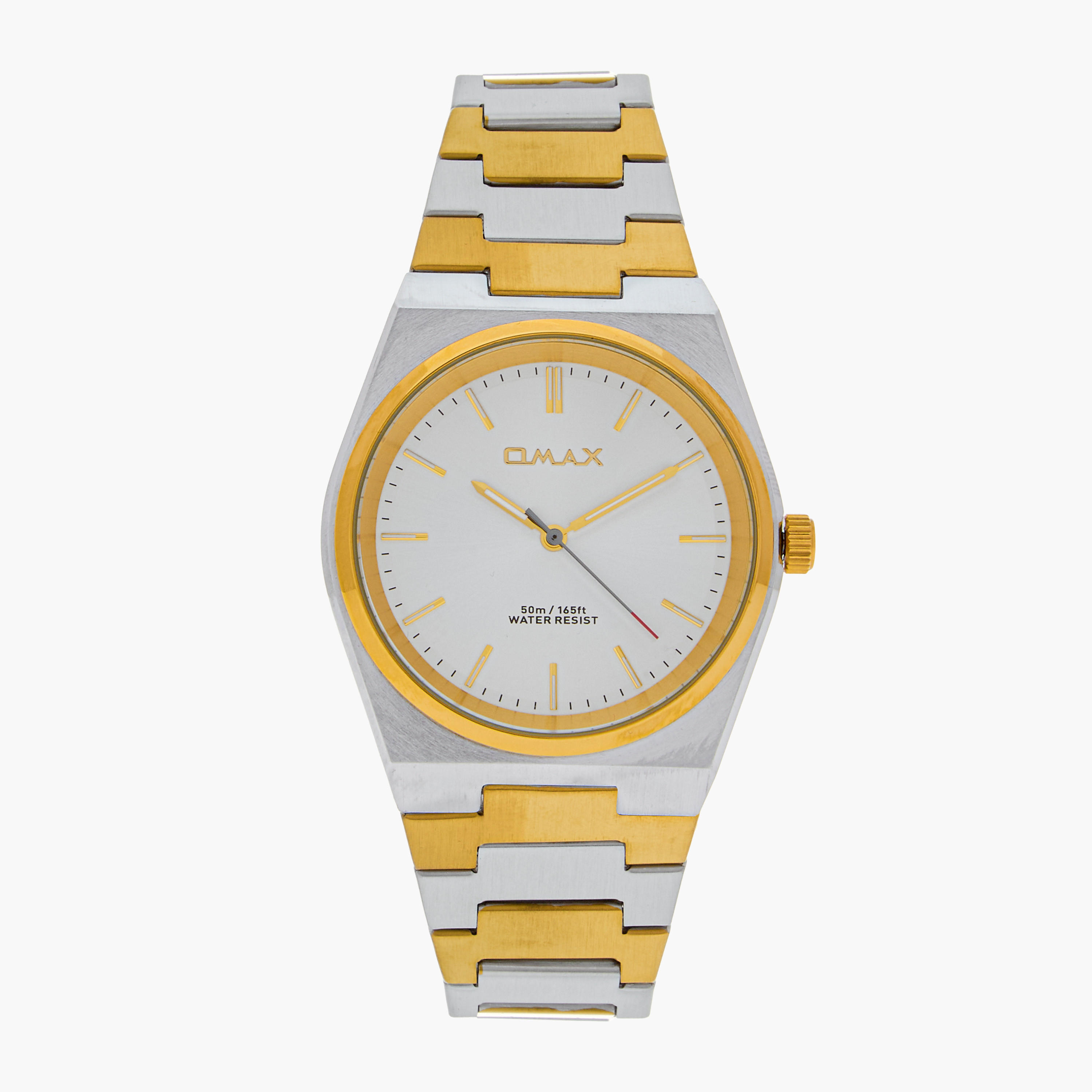 Omax Men's Gold and Silver Analog Wrist Watch 00ACB105N002-men-watchesandjewellery-watches-image-1