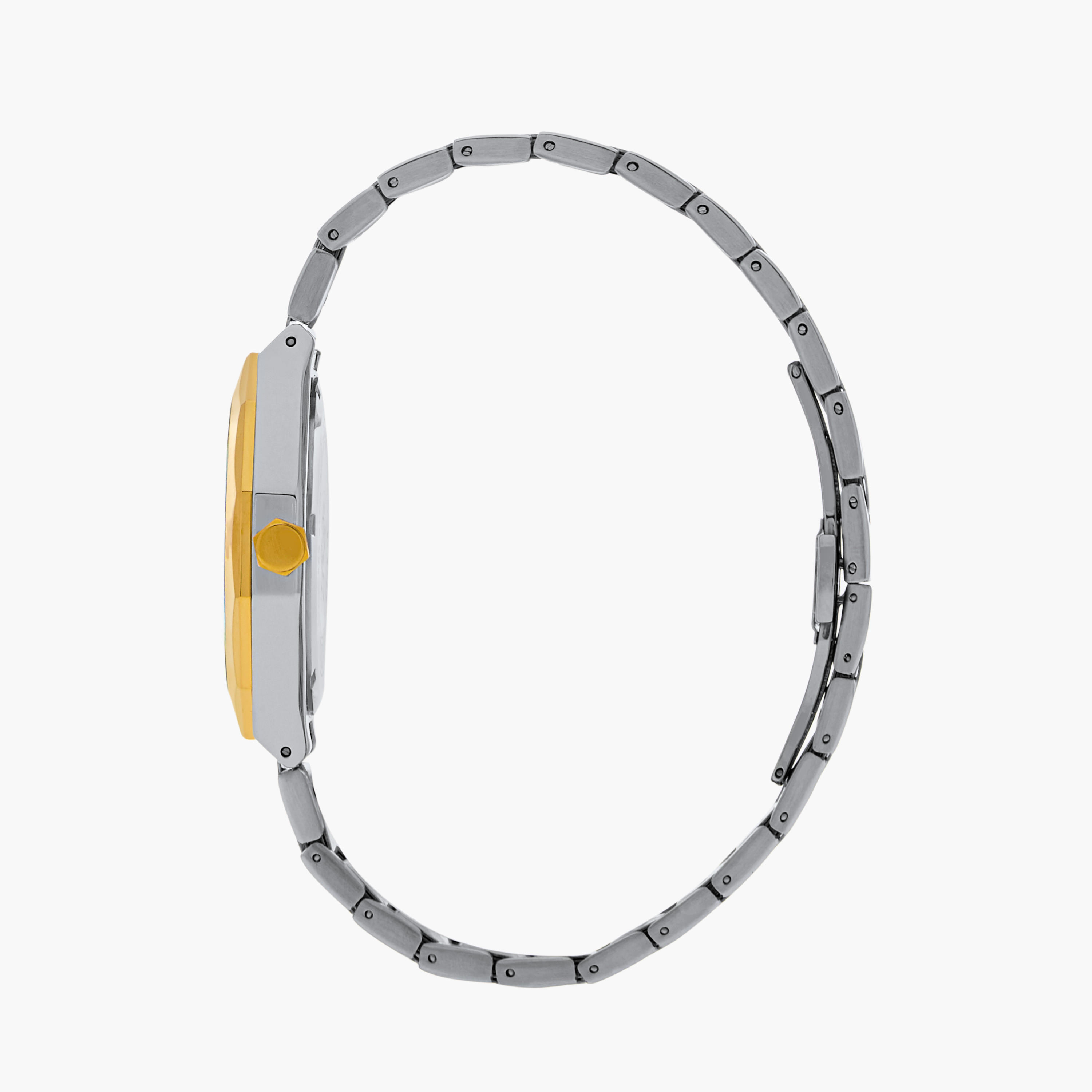 ساعة يد تناظرية بسوار فضي وذهبي للرجال من أوماكس 00BFD001N002-men-watchesandjewellery-watches-image-9