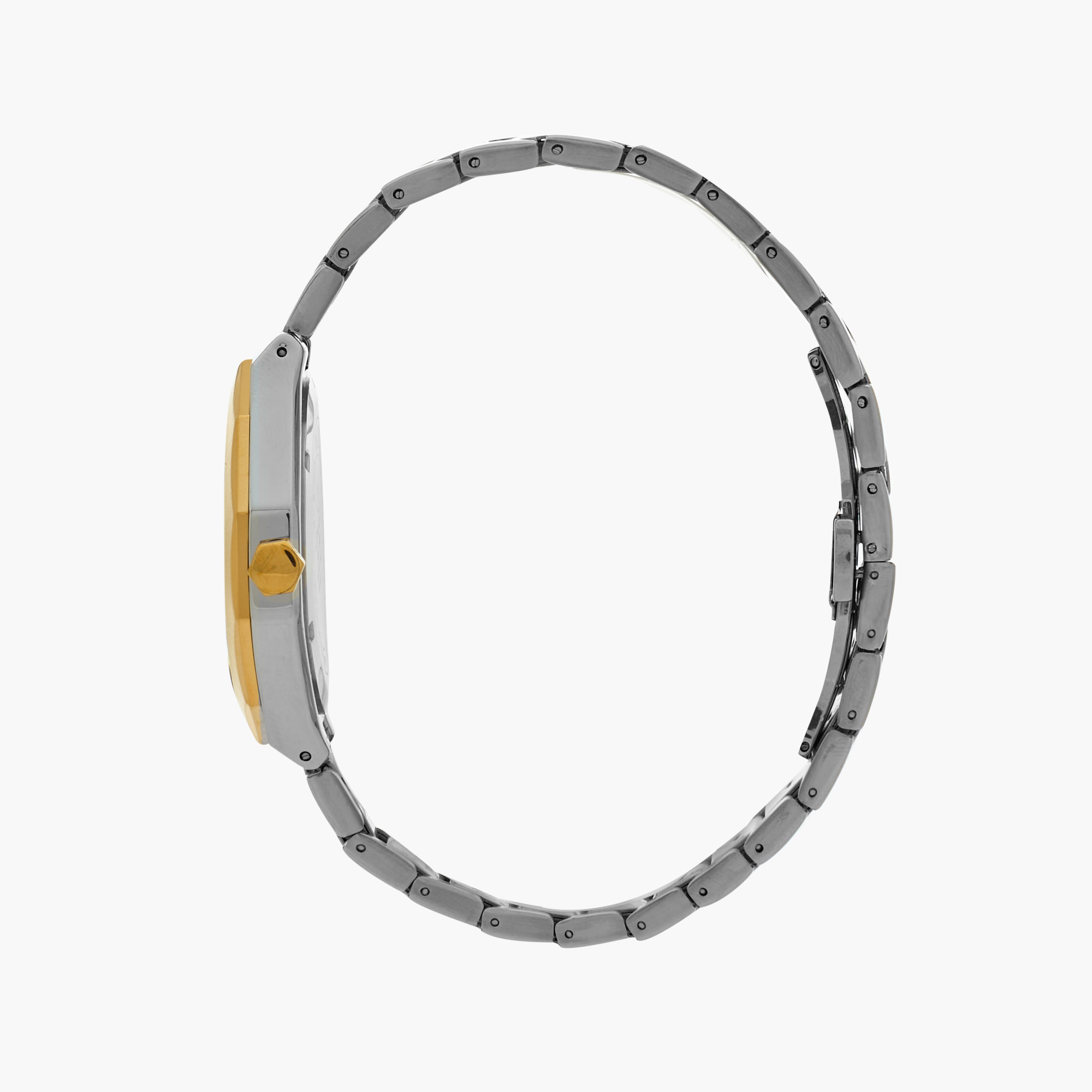 ساعة يد تناظرية بسوار فضي وذهبي للرجال من أوماكس 00BFD001N002-men-watchesandjewellery-watches-image-23