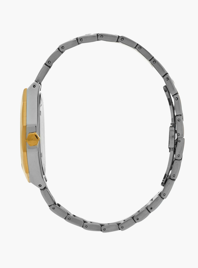 Omax Men's Gold and Silver Analog Wrist Watch 00BFD001N002-men-watchesandjewellery-watches-image-2