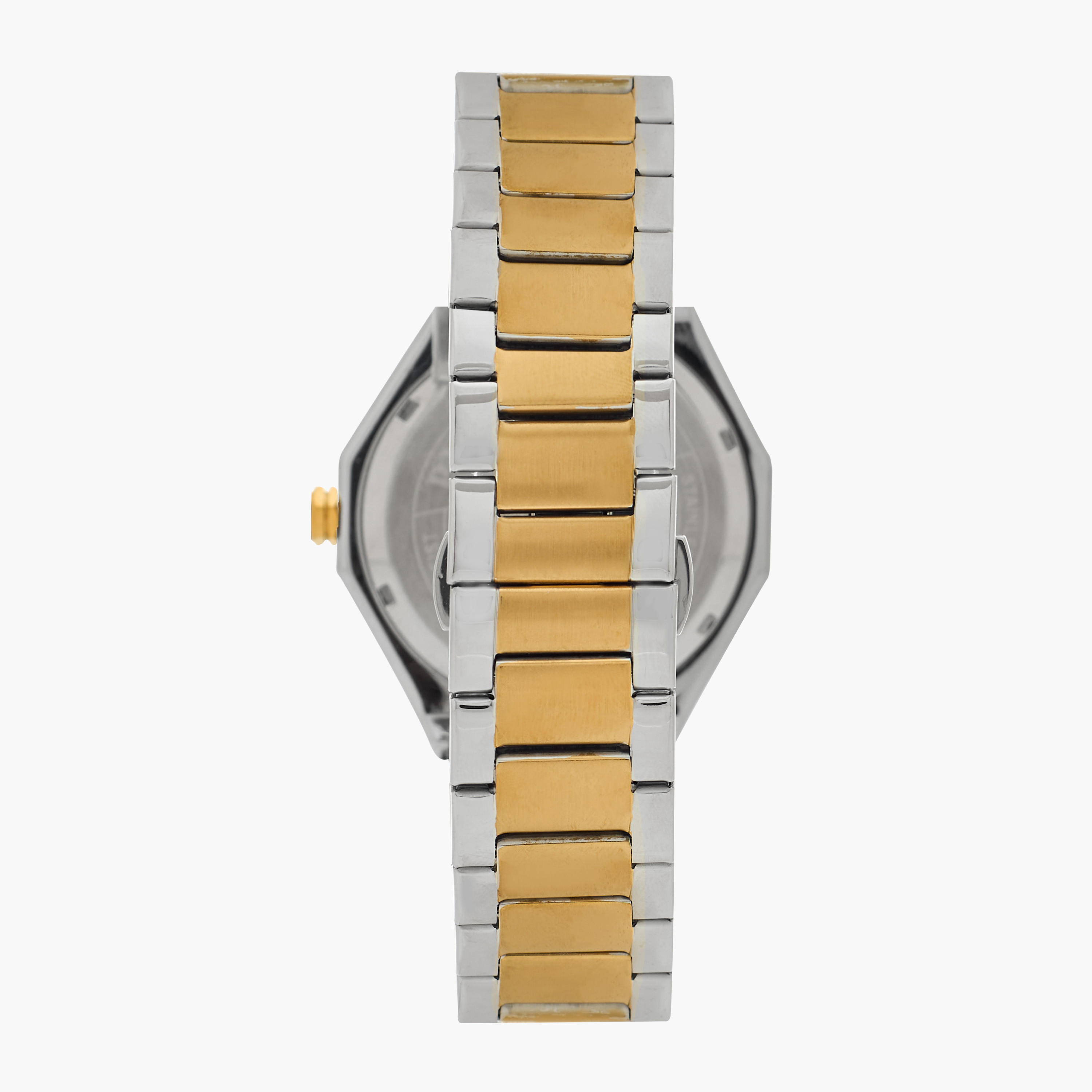 ساعة يد تناظرية بسوار فضي وذهبي للرجال من أوماكس 00BFD001N002-men-watchesandjewellery-watches-image-24